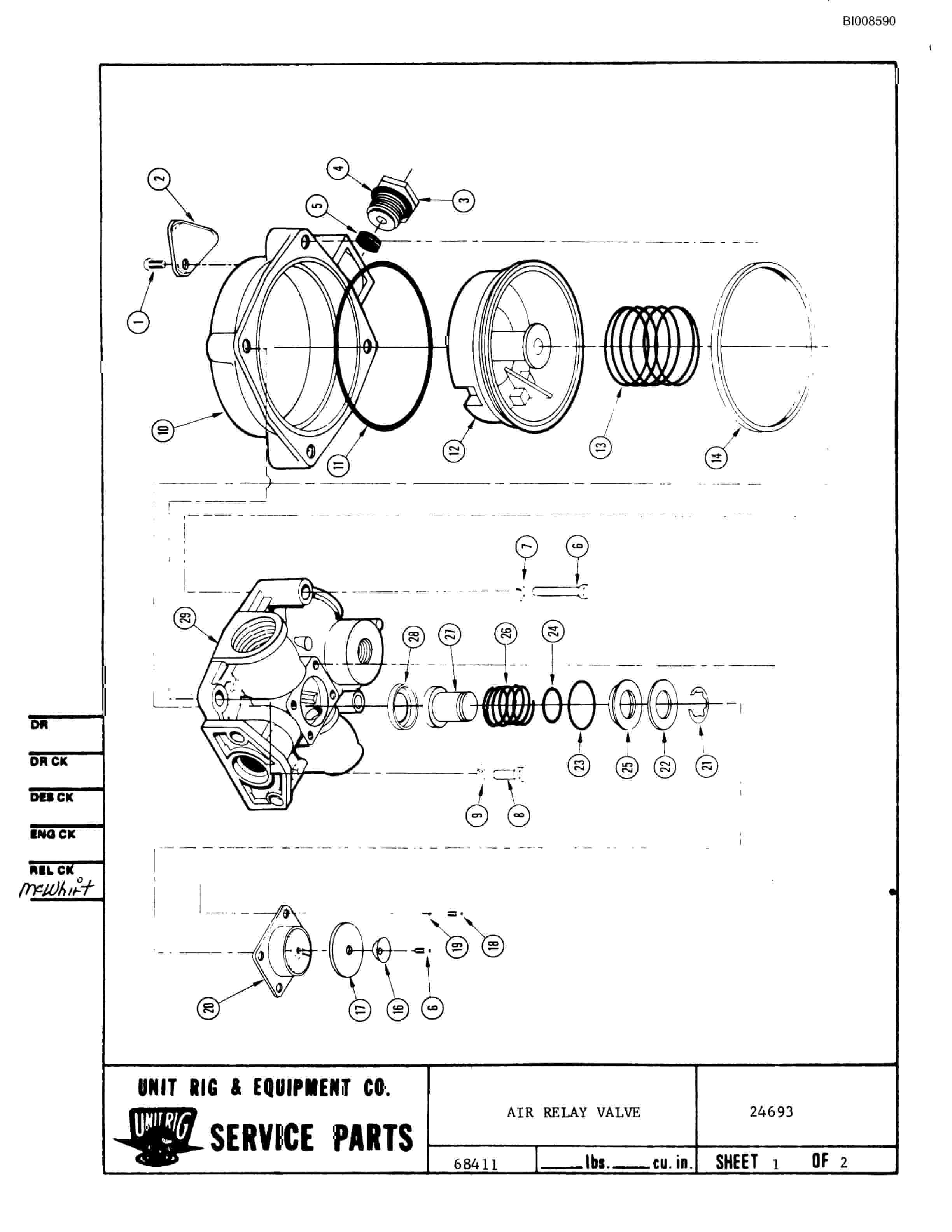 Bucyrus Mark 36 Illustrated Parts Catalog BI008590-4