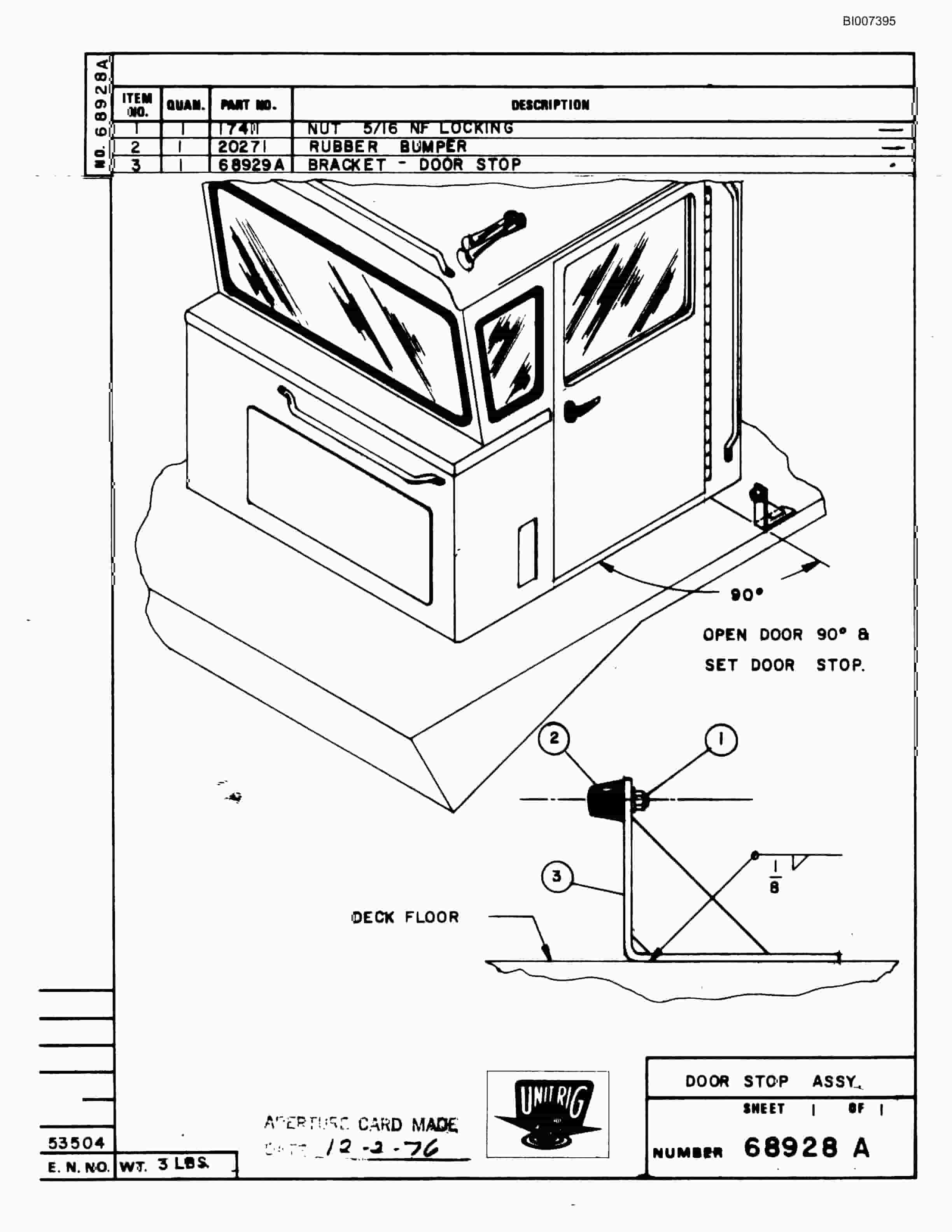 Bucyrus Mark 36 Parts Catalog BI007395-2