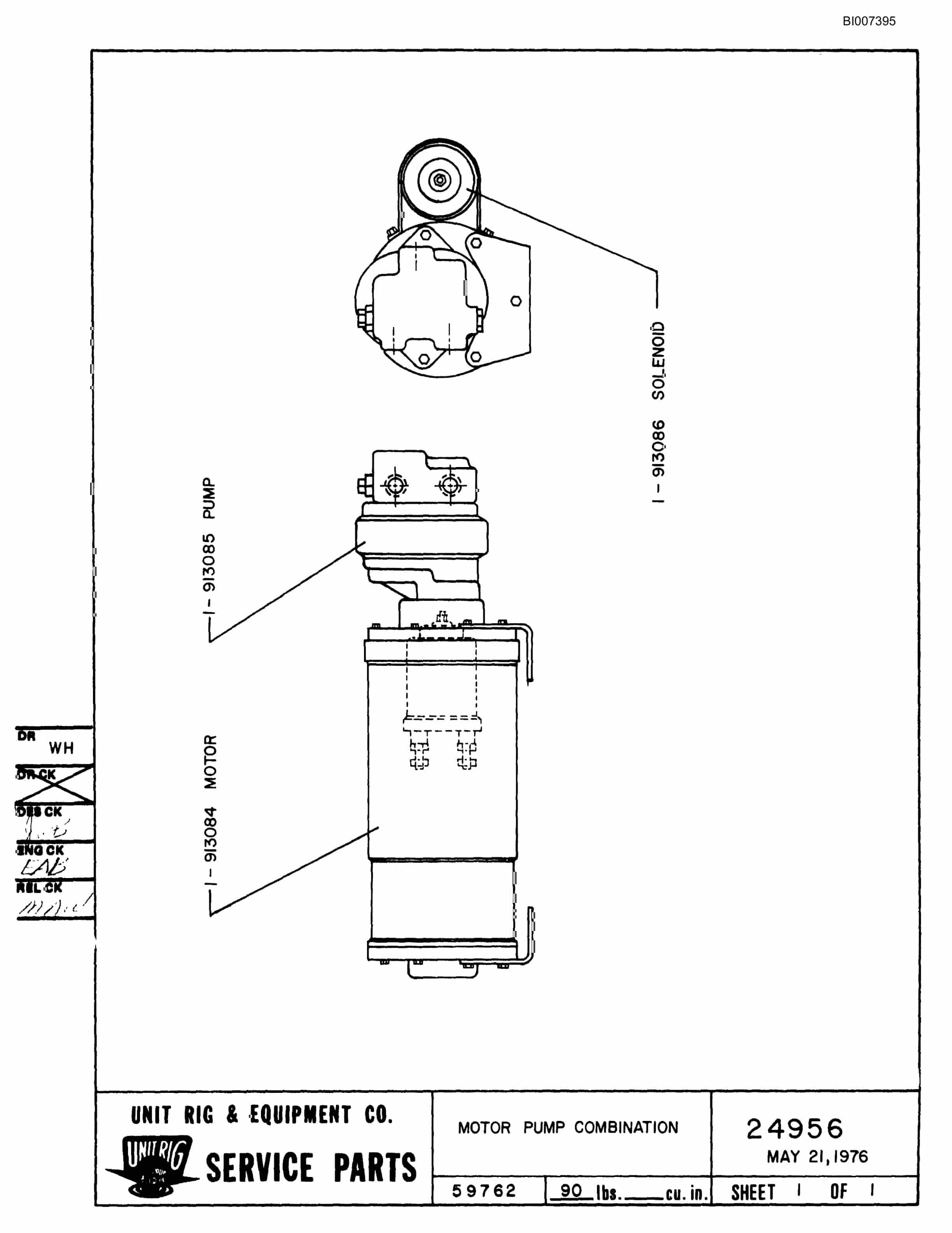 Bucyrus Mark 36 Parts Catalog BI007395-4