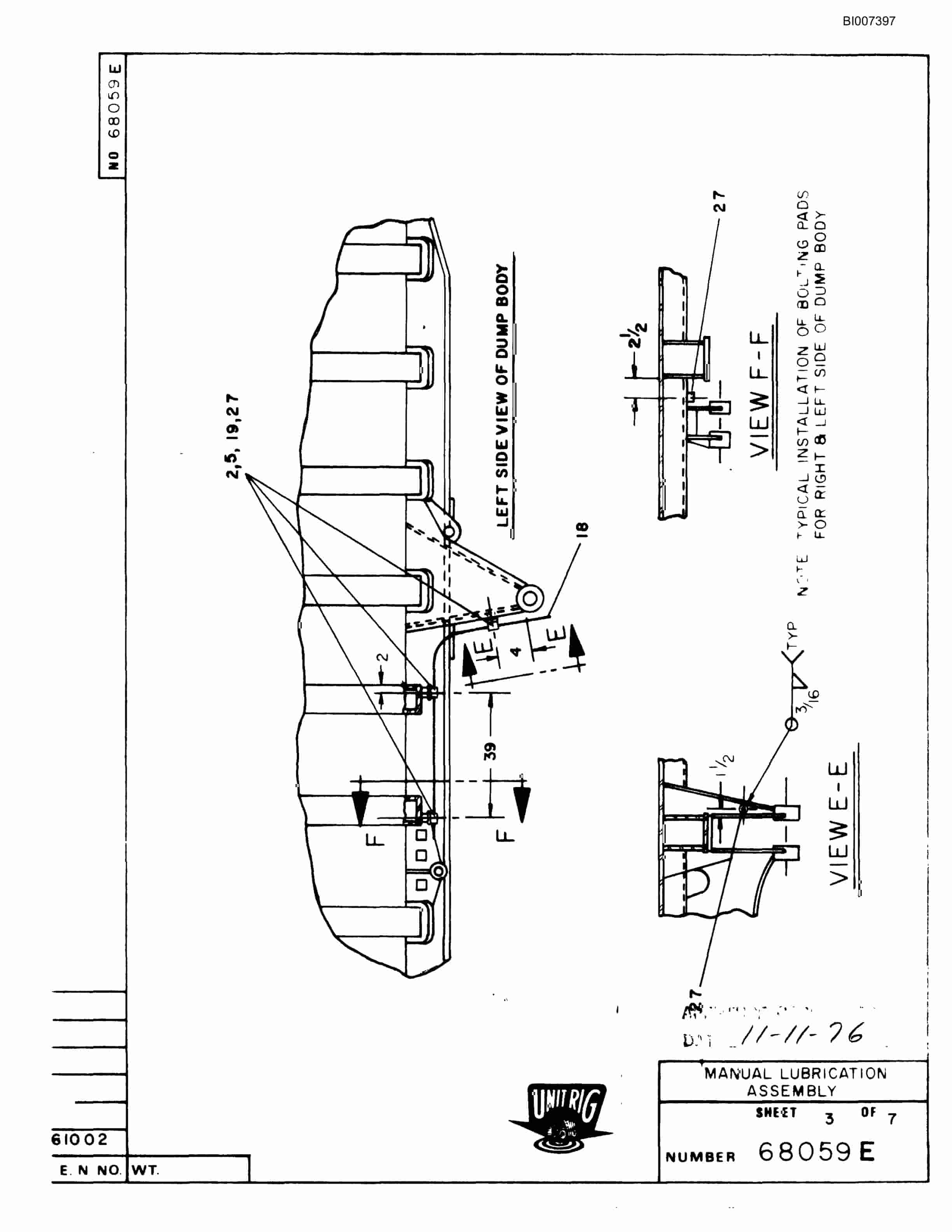 Bucyrus Mark 36 Parts Catalog BI007397-3