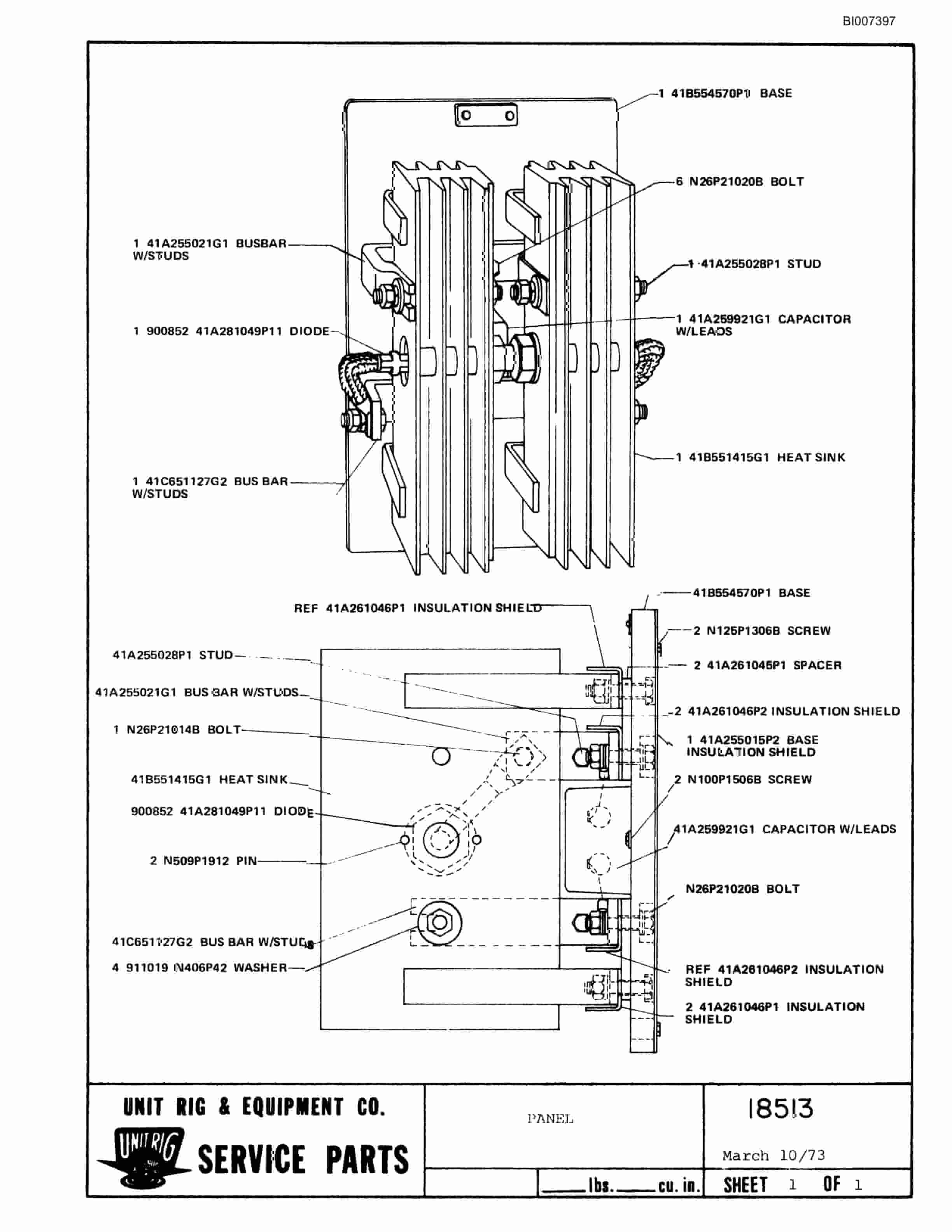 Bucyrus Mark 36 Parts Catalog BI007397-4
