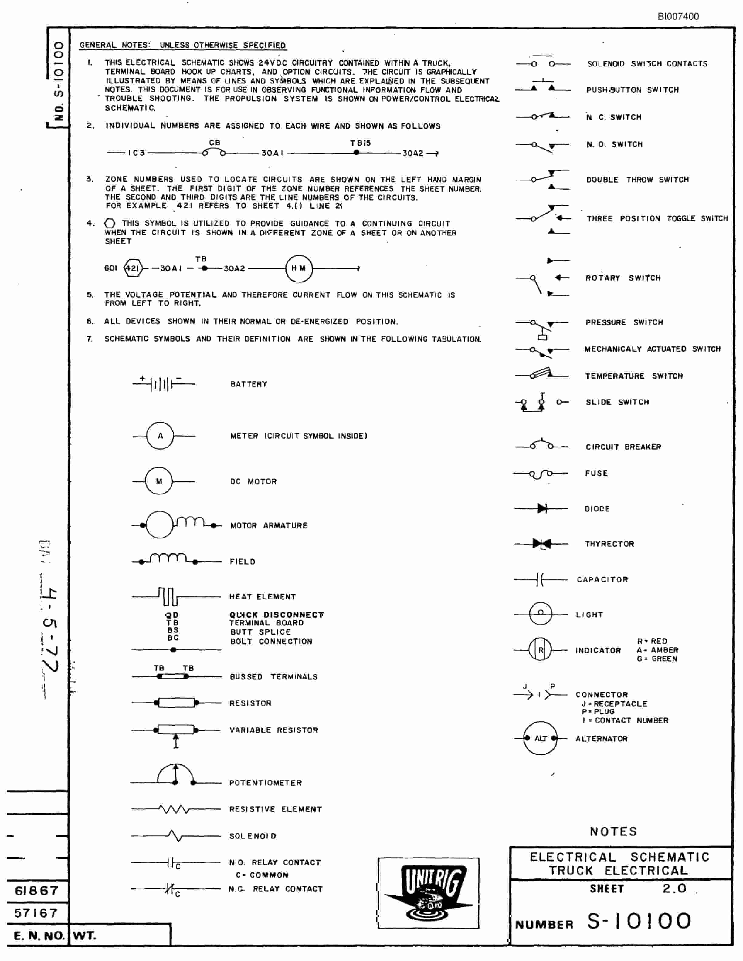 Bucyrus Mark 36 Parts Catalog BI007400-4