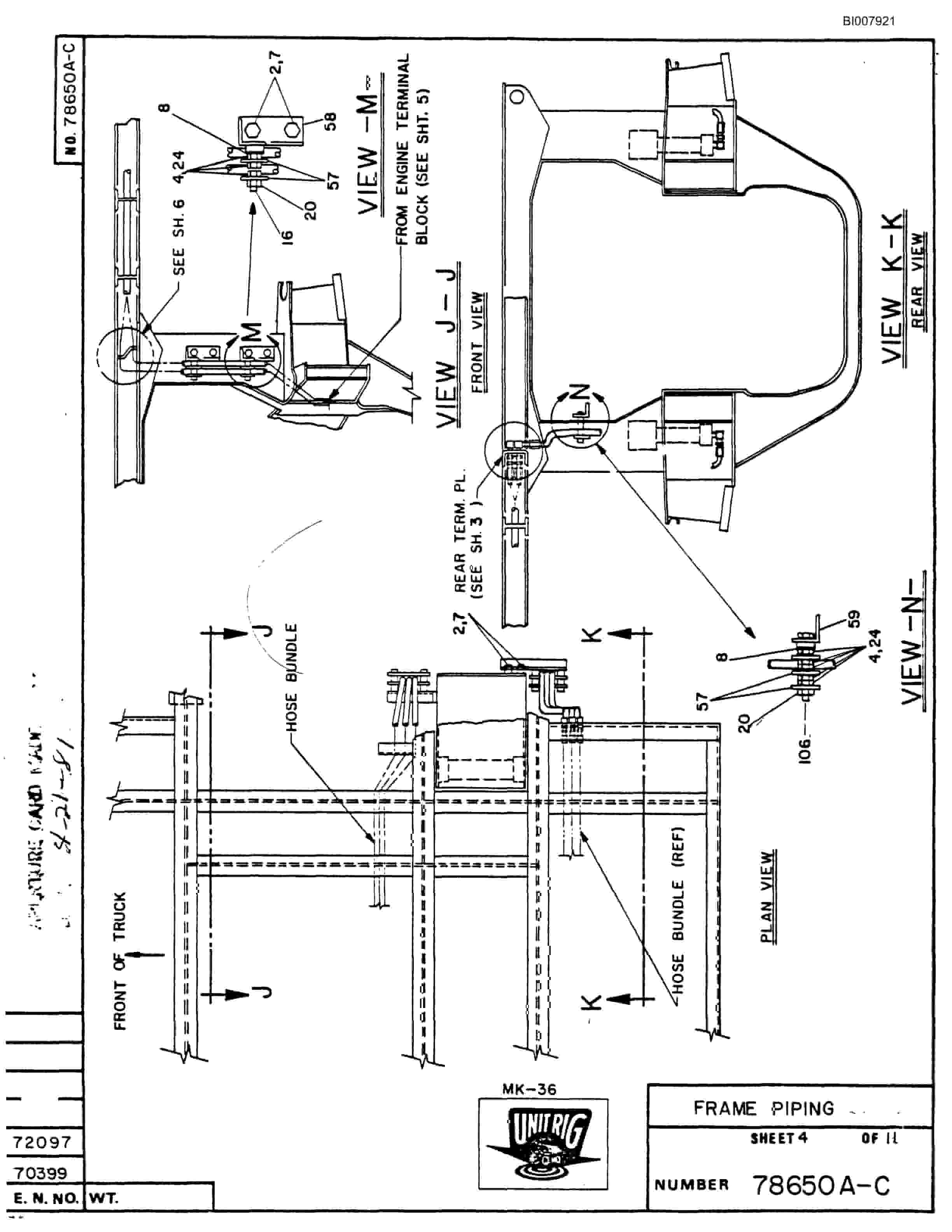 Bucyrus Mark 36 Parts Catalog BI007921-2