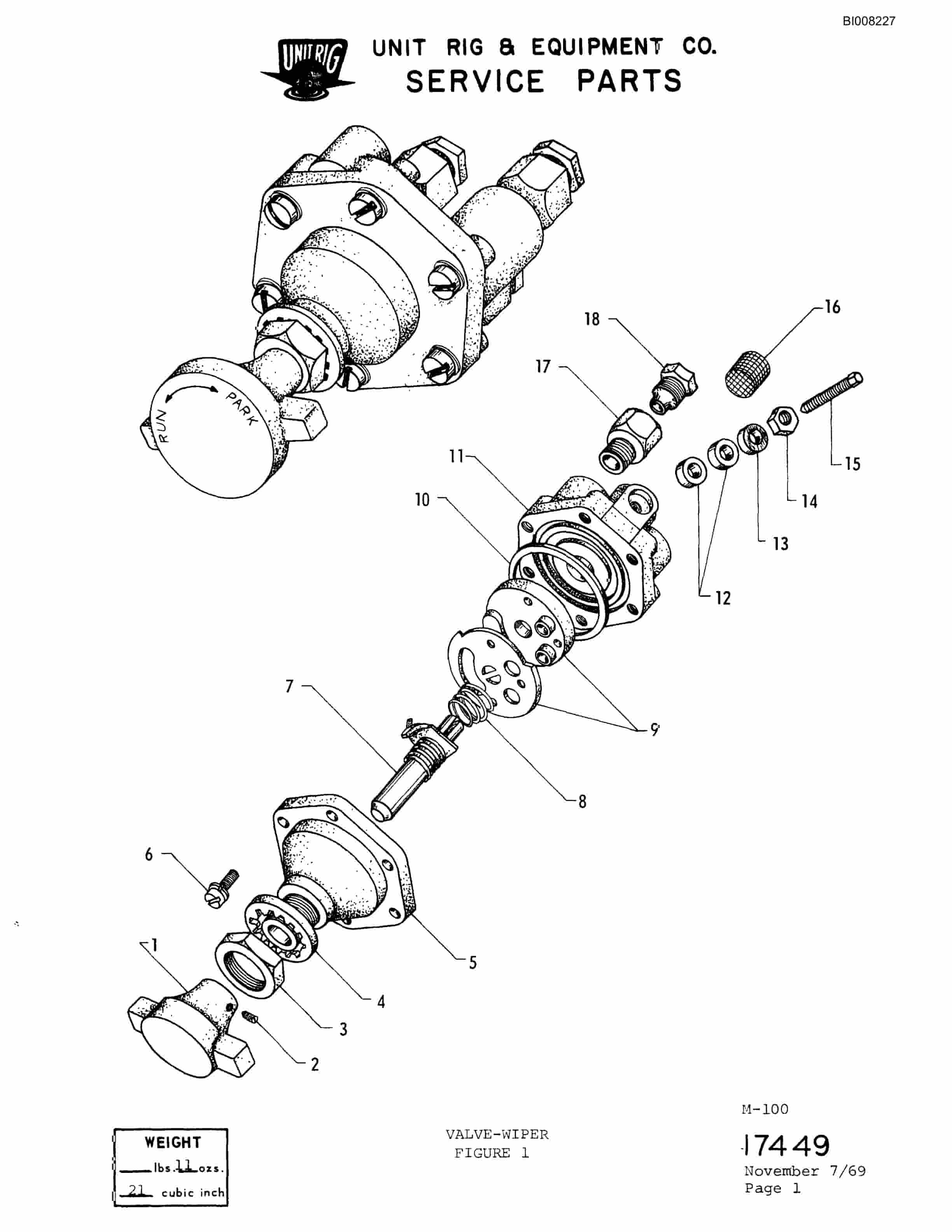 Bucyrus Mark 36 Parts Catalog BI008227-4