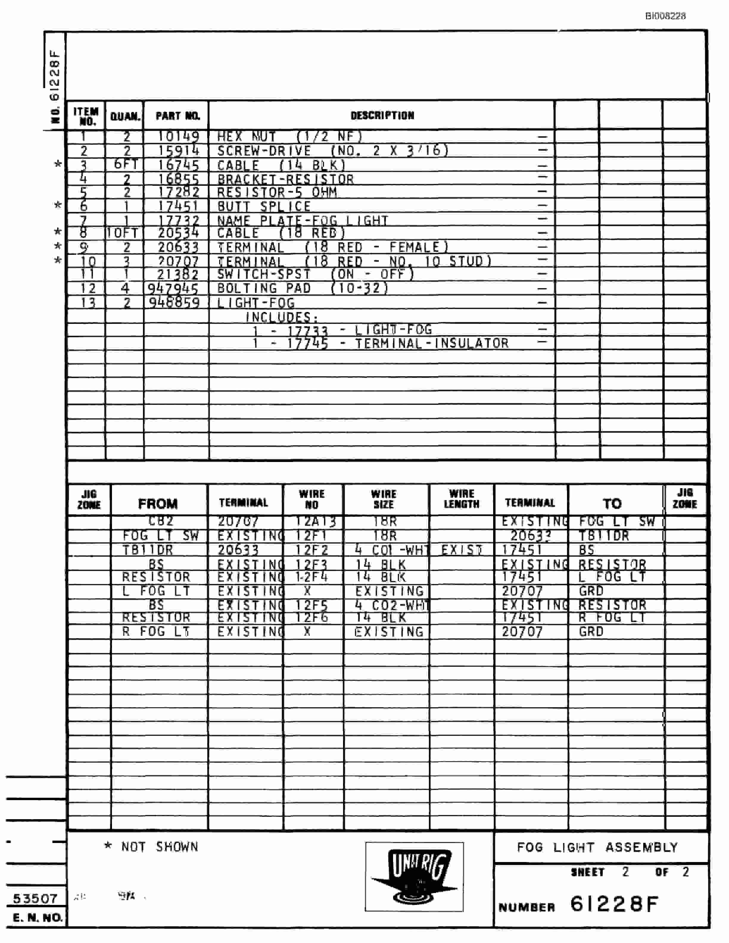 Bucyrus Mark 36 Parts Catalog BI008228-3