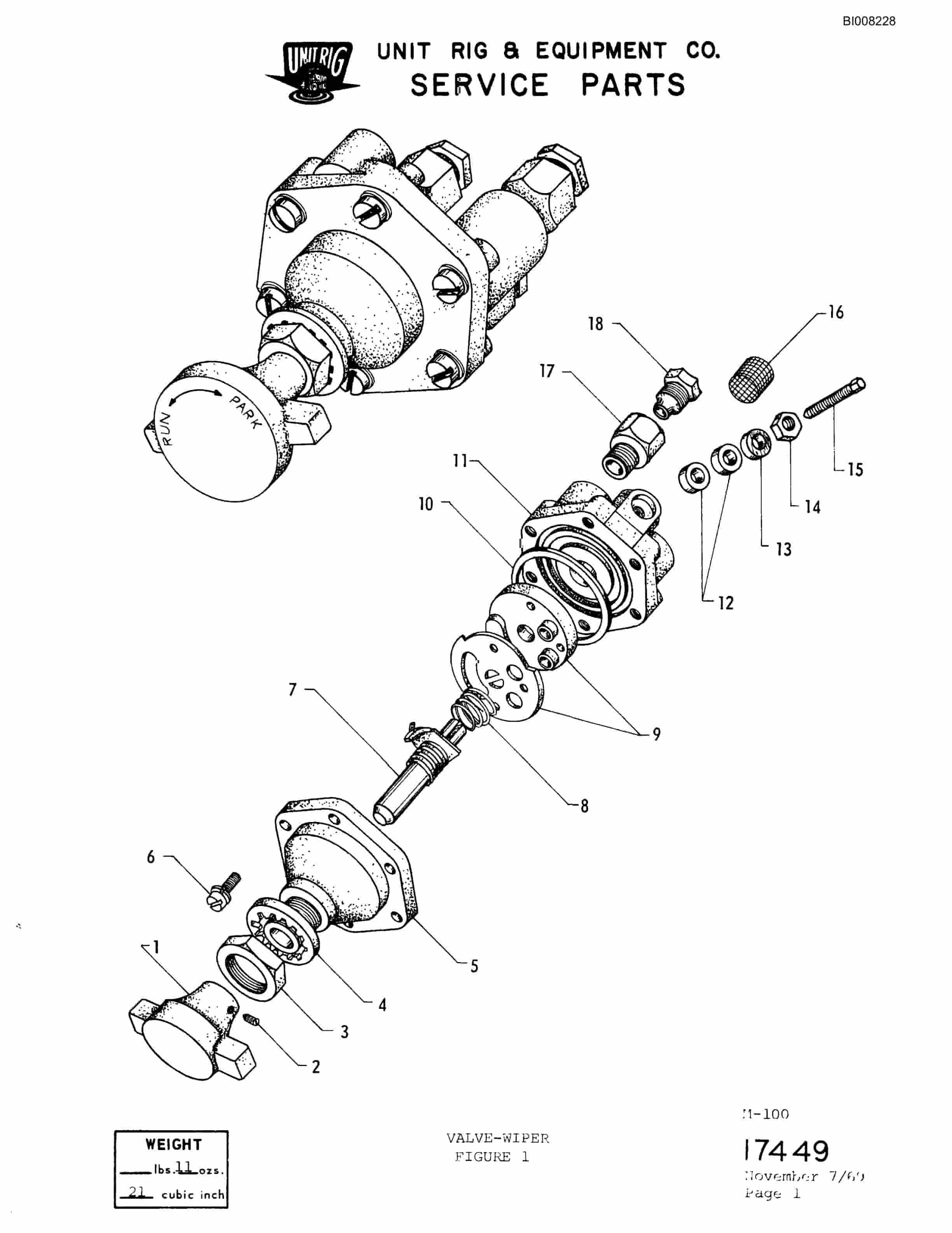 Bucyrus Mark 36 Parts Catalog BI008228-4
