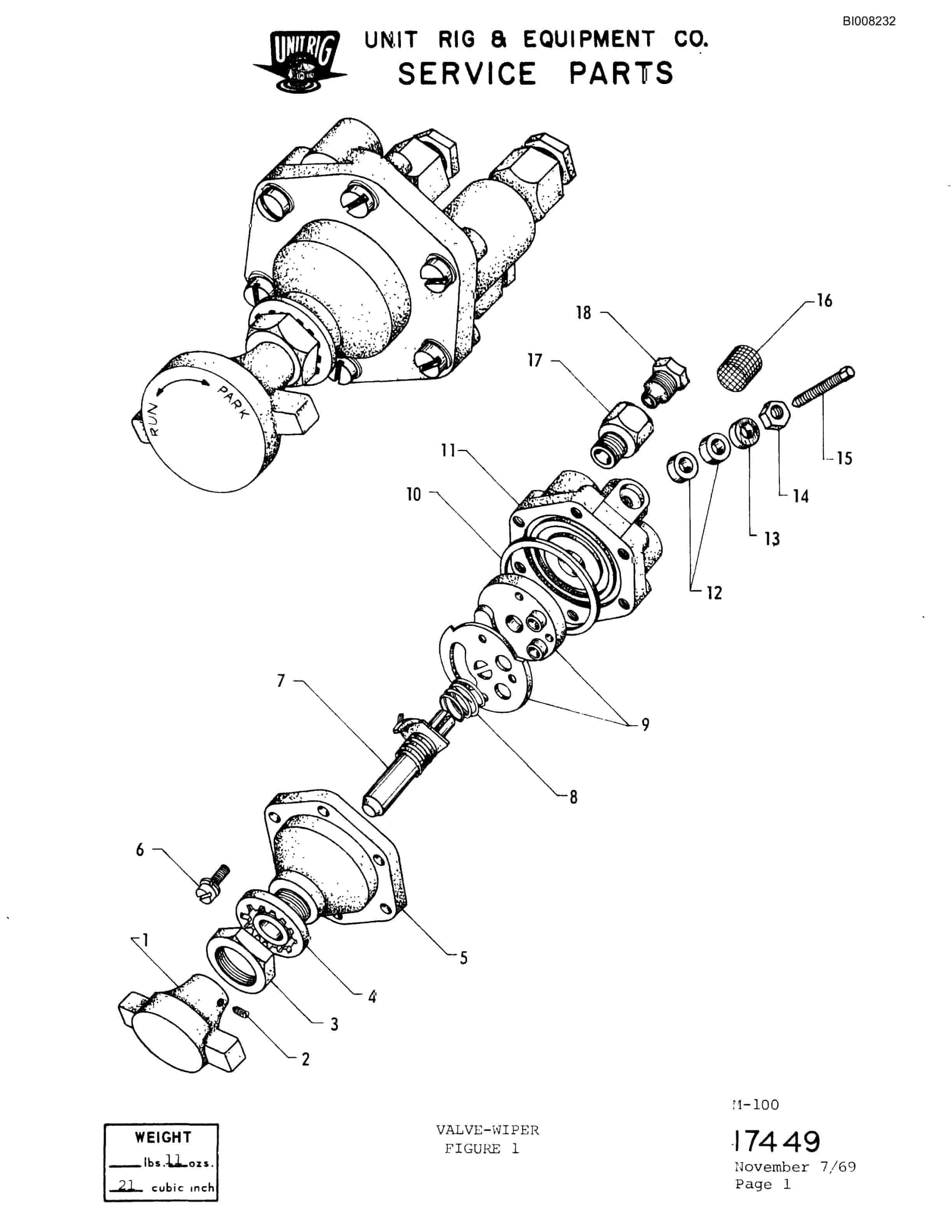 Bucyrus Mark 36 Parts Catalog BI008232-5