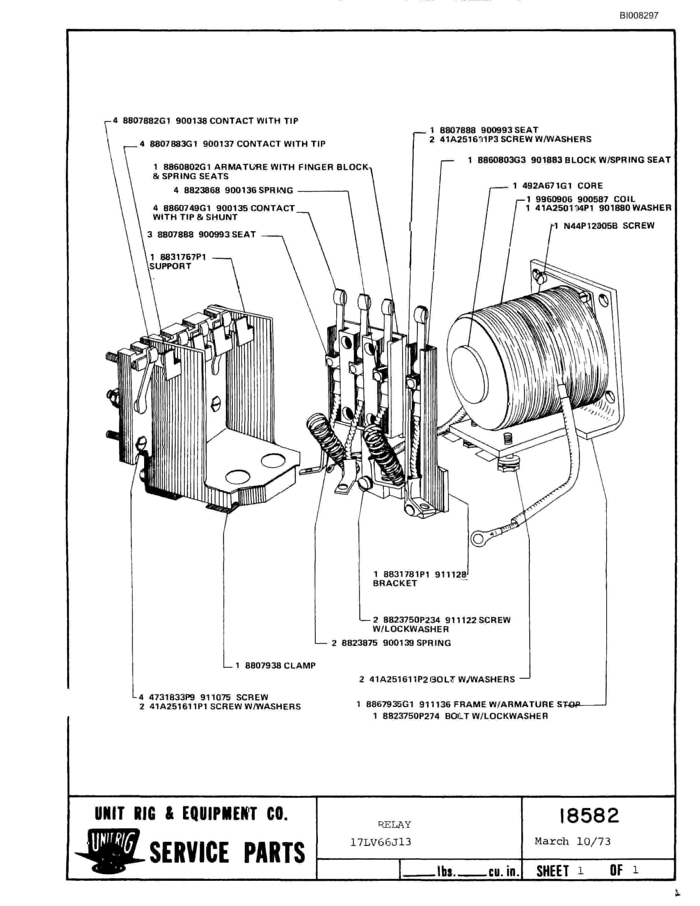 Bucyrus Mark 36 Parts Catalog BI008297-4