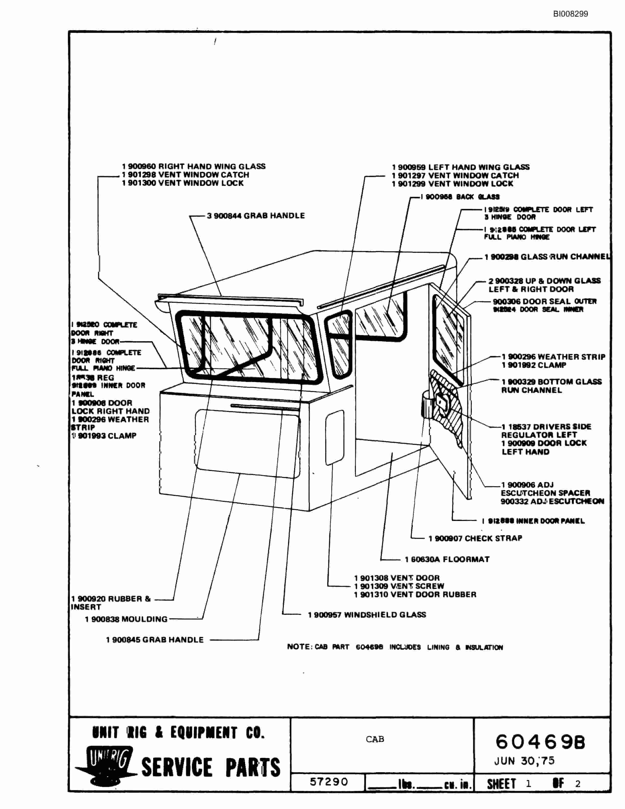 Bucyrus Mark 36 Parts Catalog BI008299-5