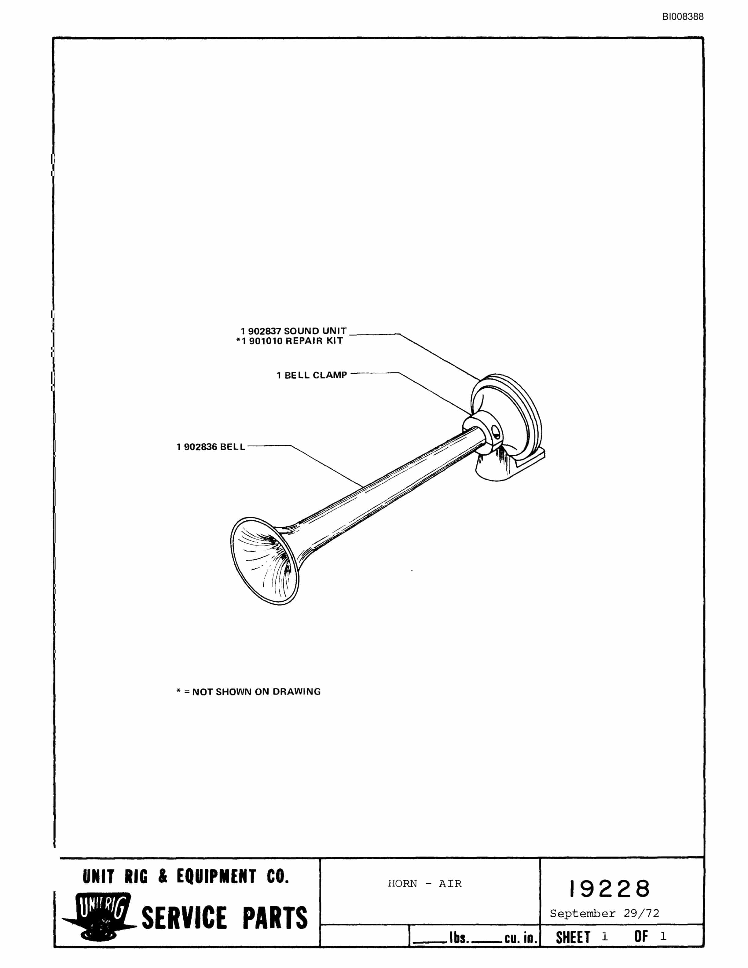 Bucyrus Mark 36 Parts Catalog BI008388-3