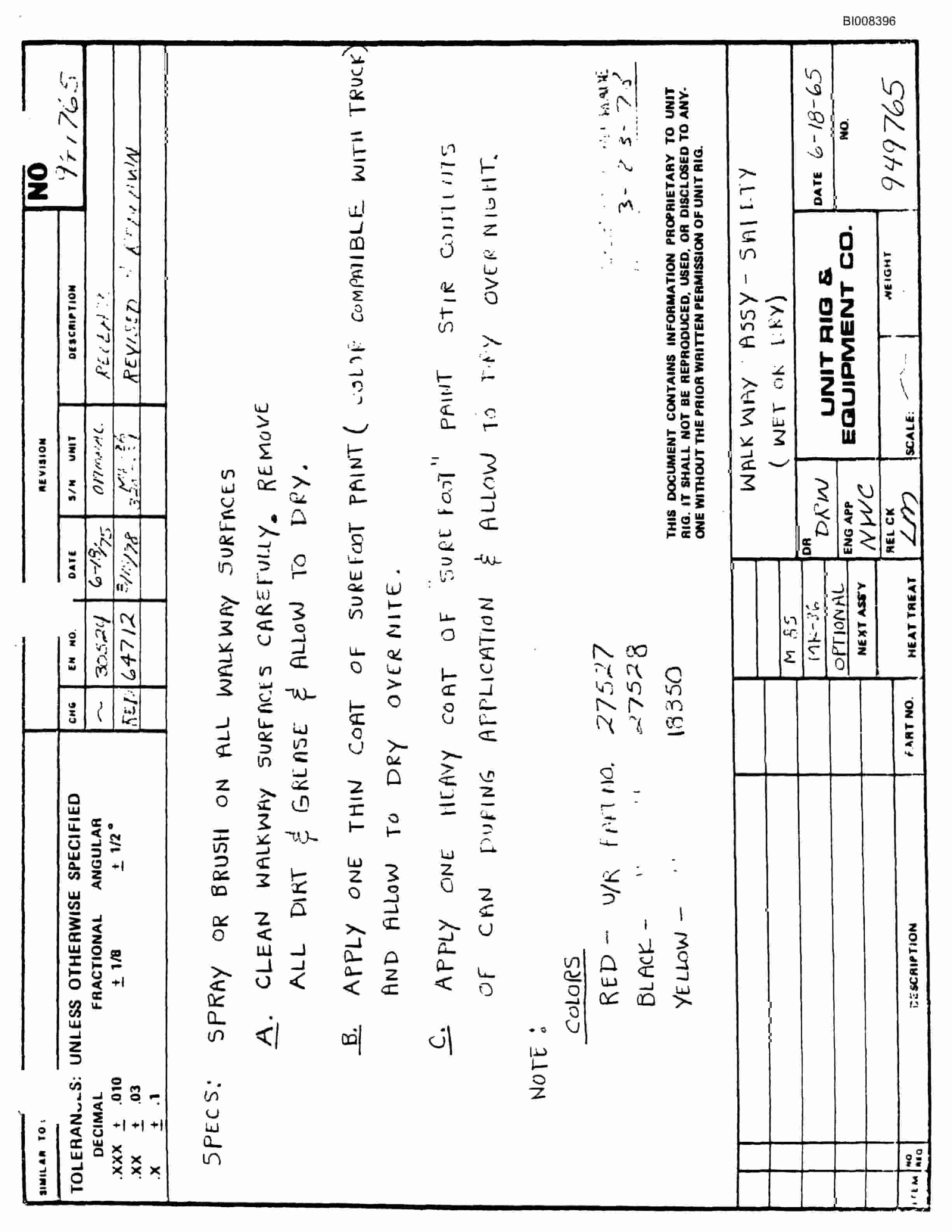 Bucyrus Mark 36 Parts Catalog BI008396-3