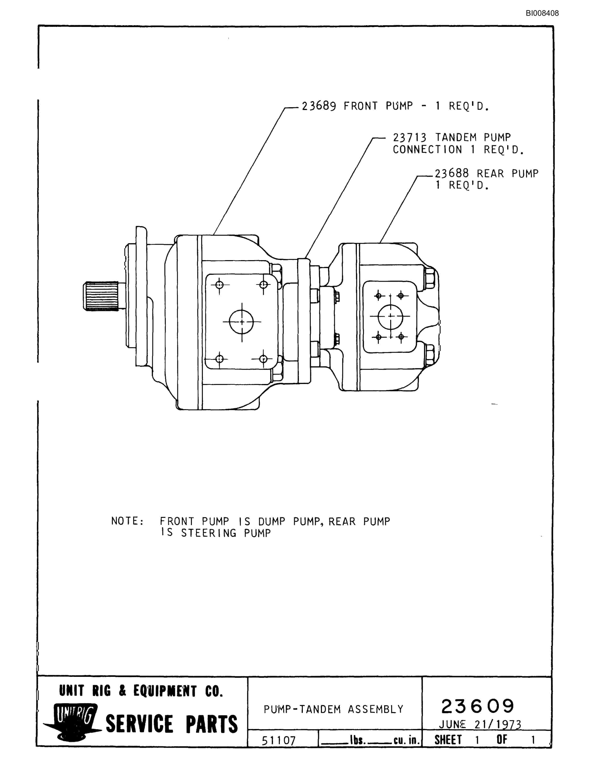 Bucyrus Mark 36 Parts Catalog BI008408-3