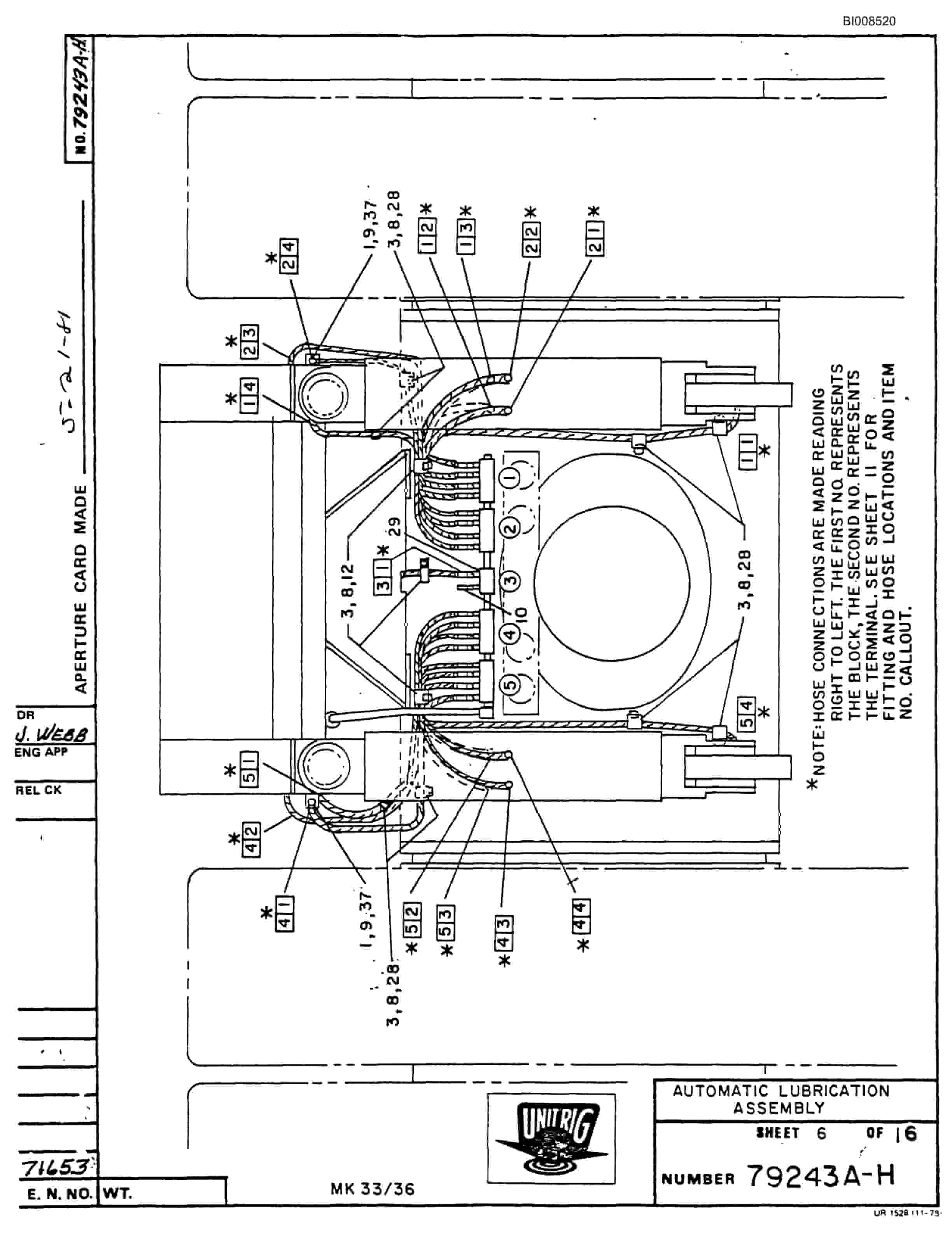 Bucyrus Mark 36 Parts Catalog BI008520-3