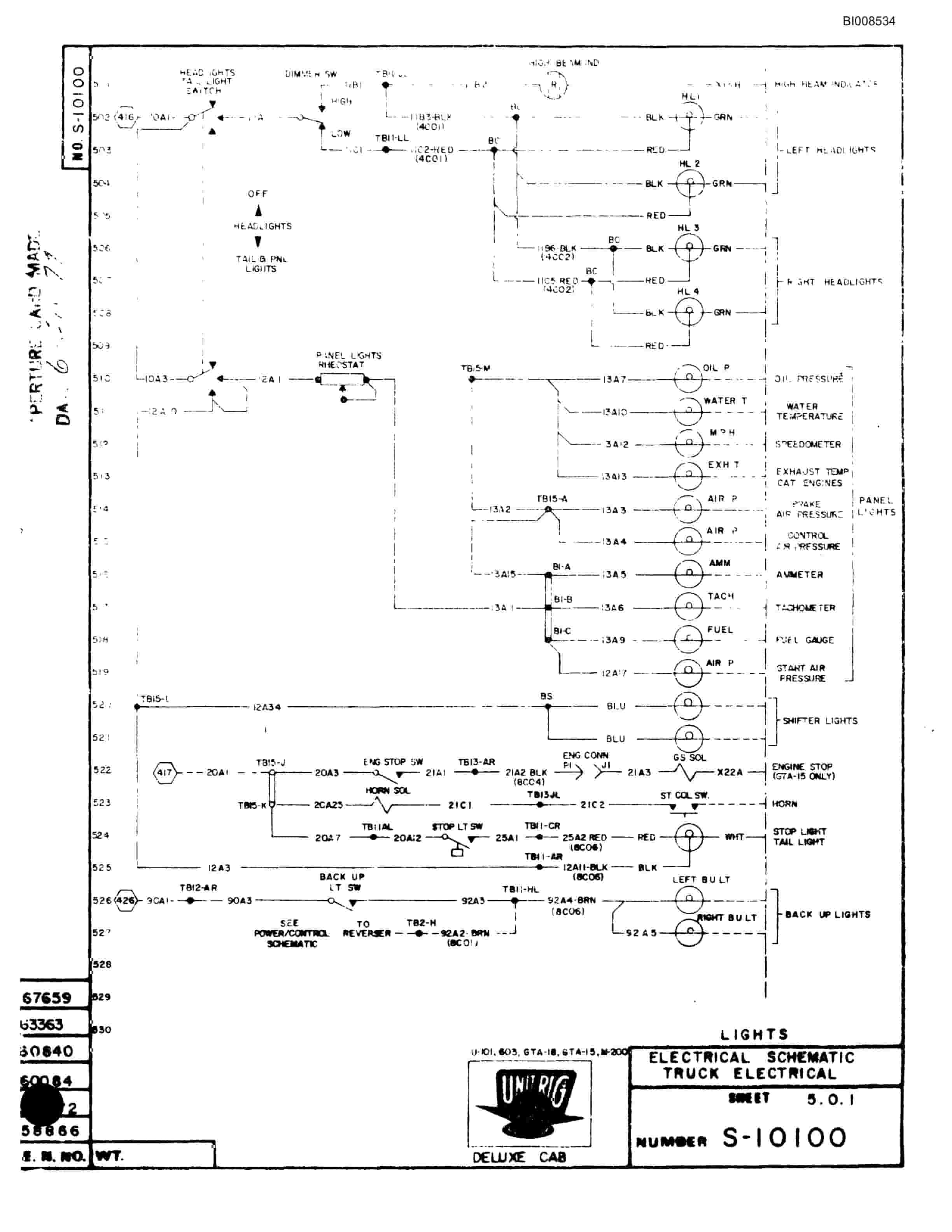 Bucyrus Mark 36 Parts Catalog BI008534-5