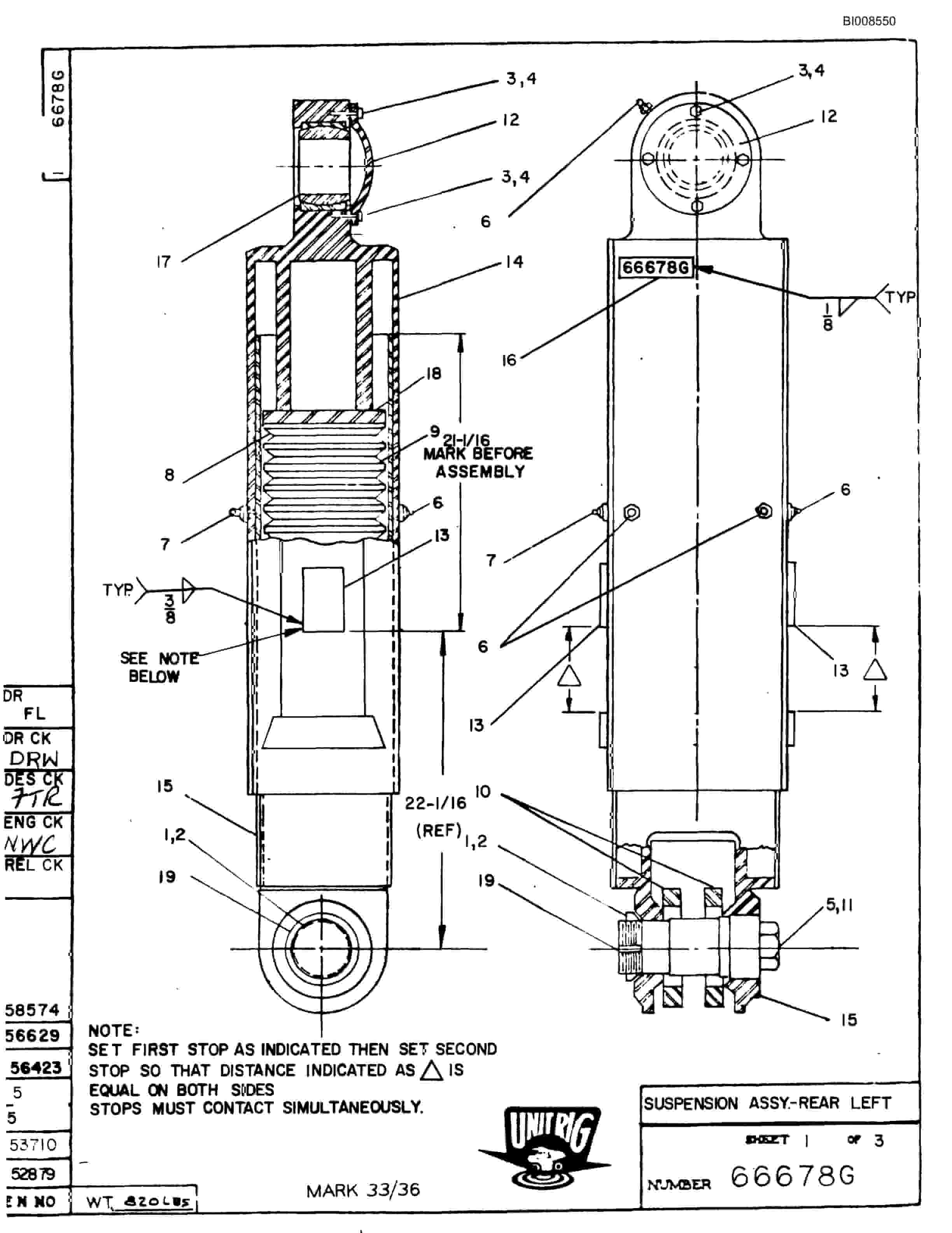 Bucyrus Mark 36 Parts Catalog BI008550-2