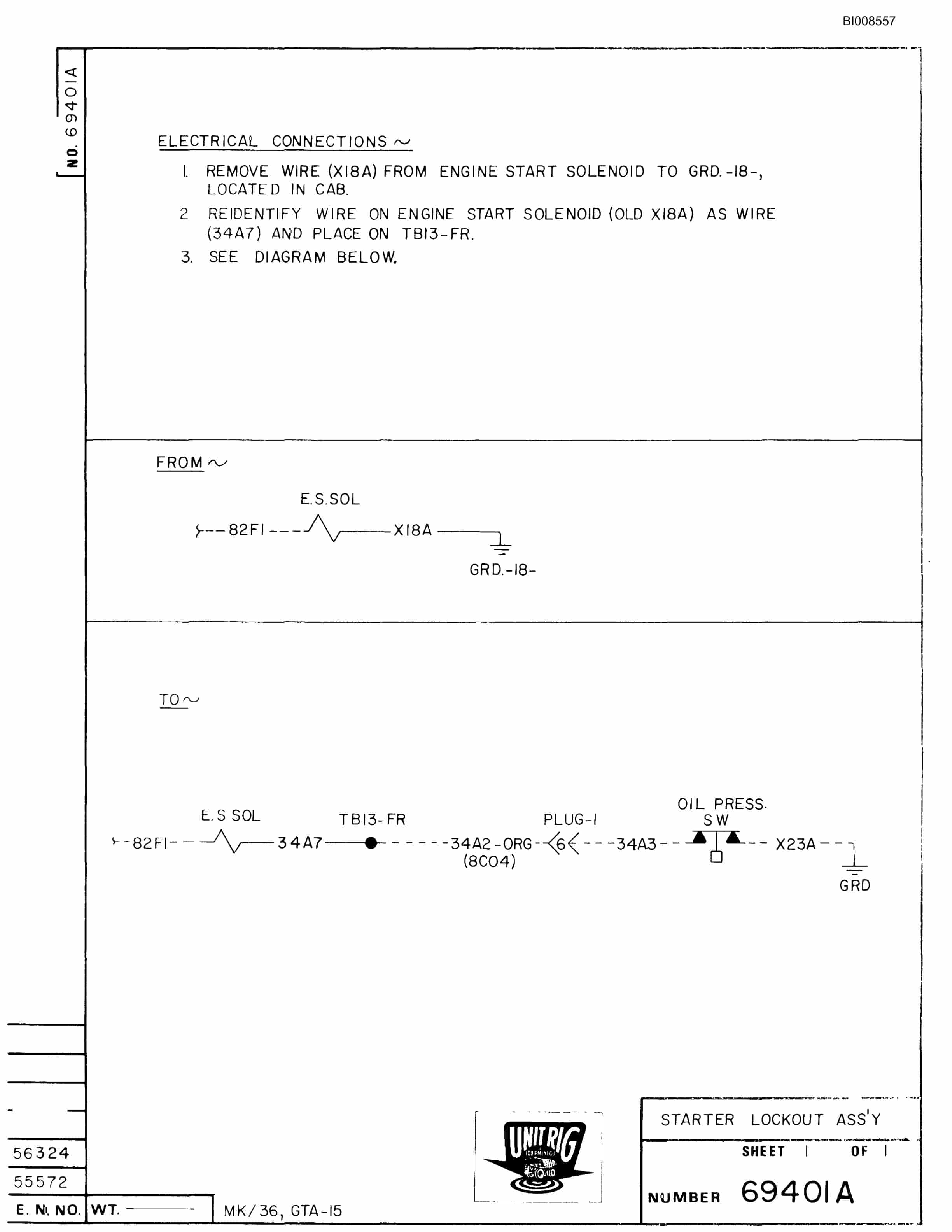 Bucyrus Mark 36 Parts Catalog BI008557-3