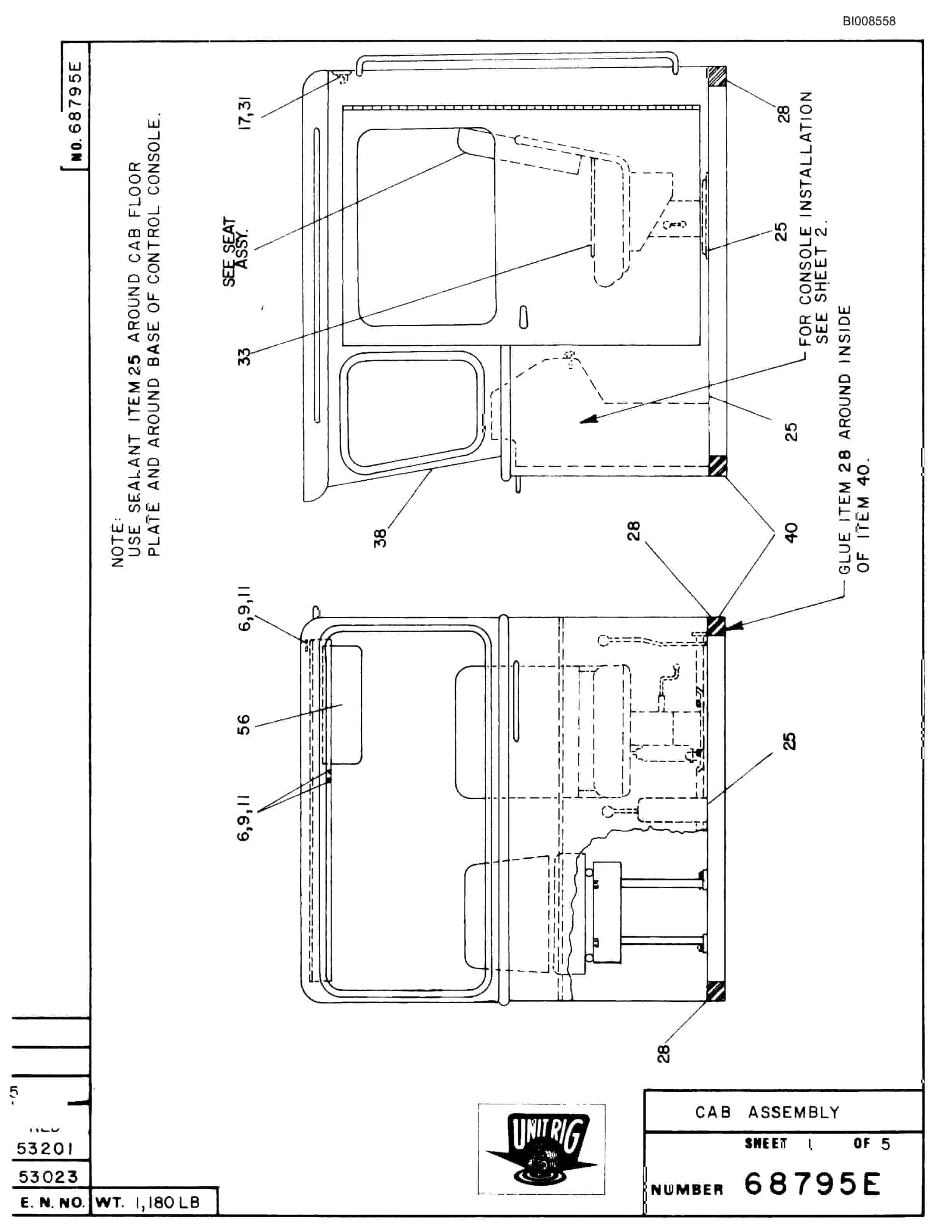 Bucyrus Mark 36 Parts Catalog BI008558-3