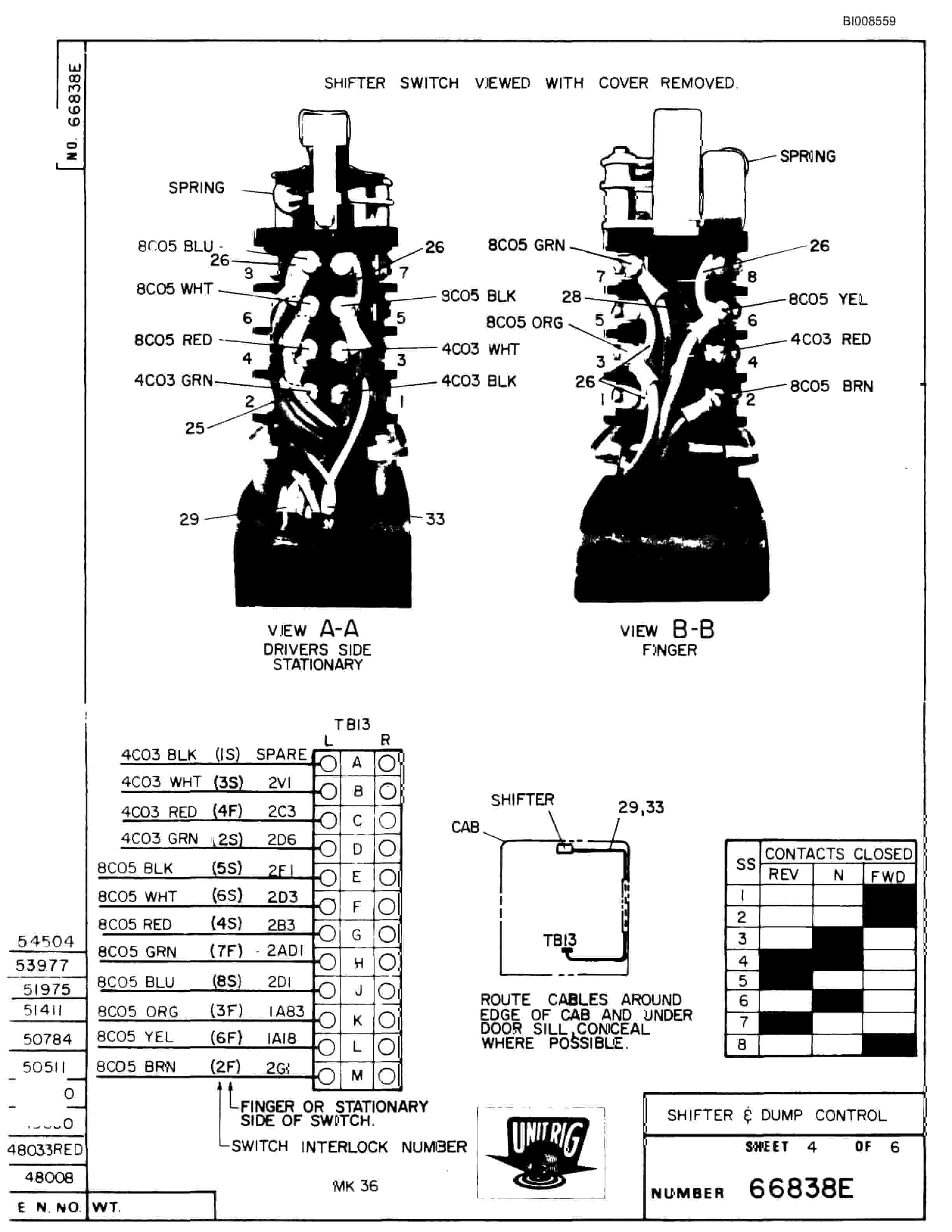 Bucyrus Mark 36 Parts Catalog BI008559-2