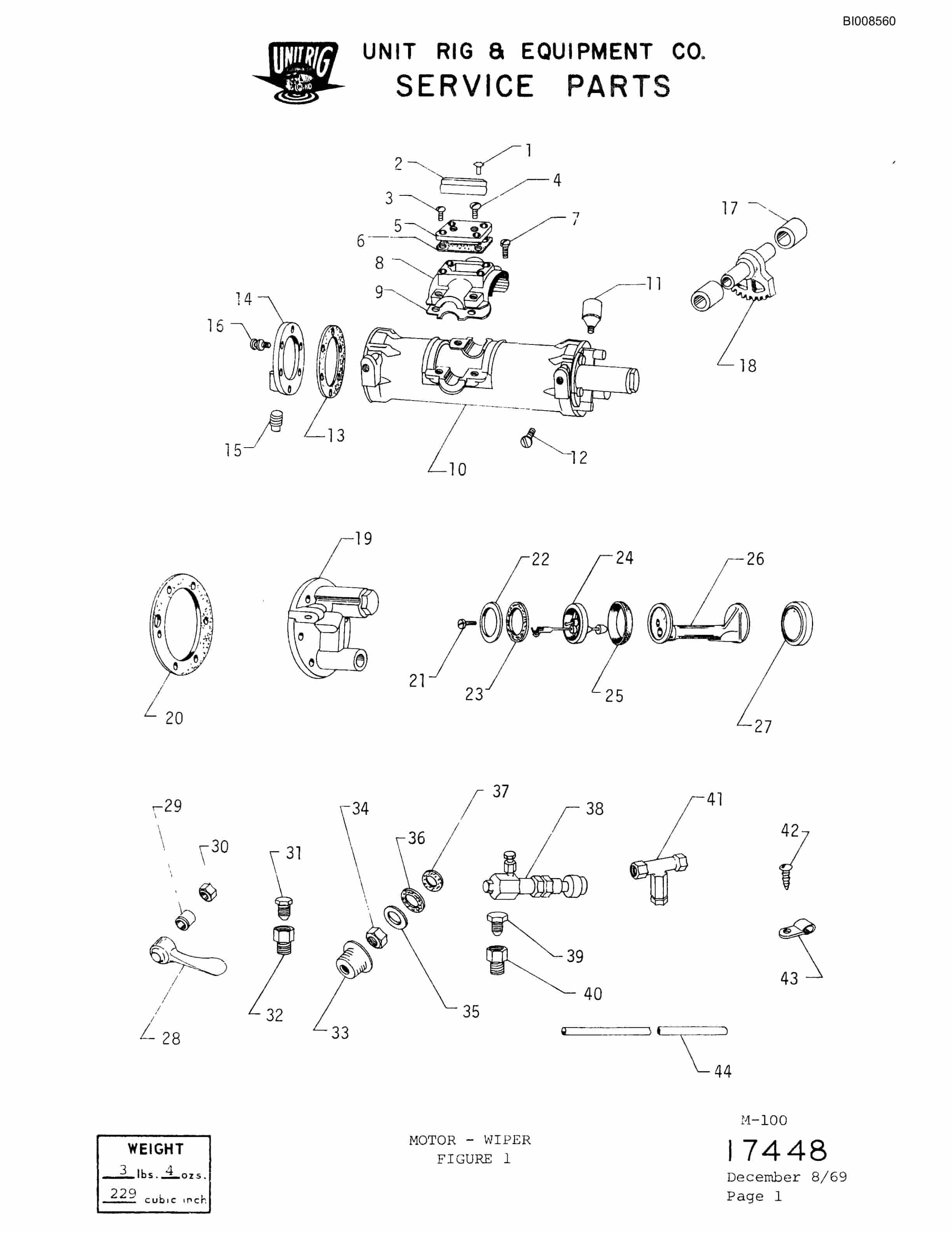 Bucyrus Mark 36 Parts Catalog BI008560-5