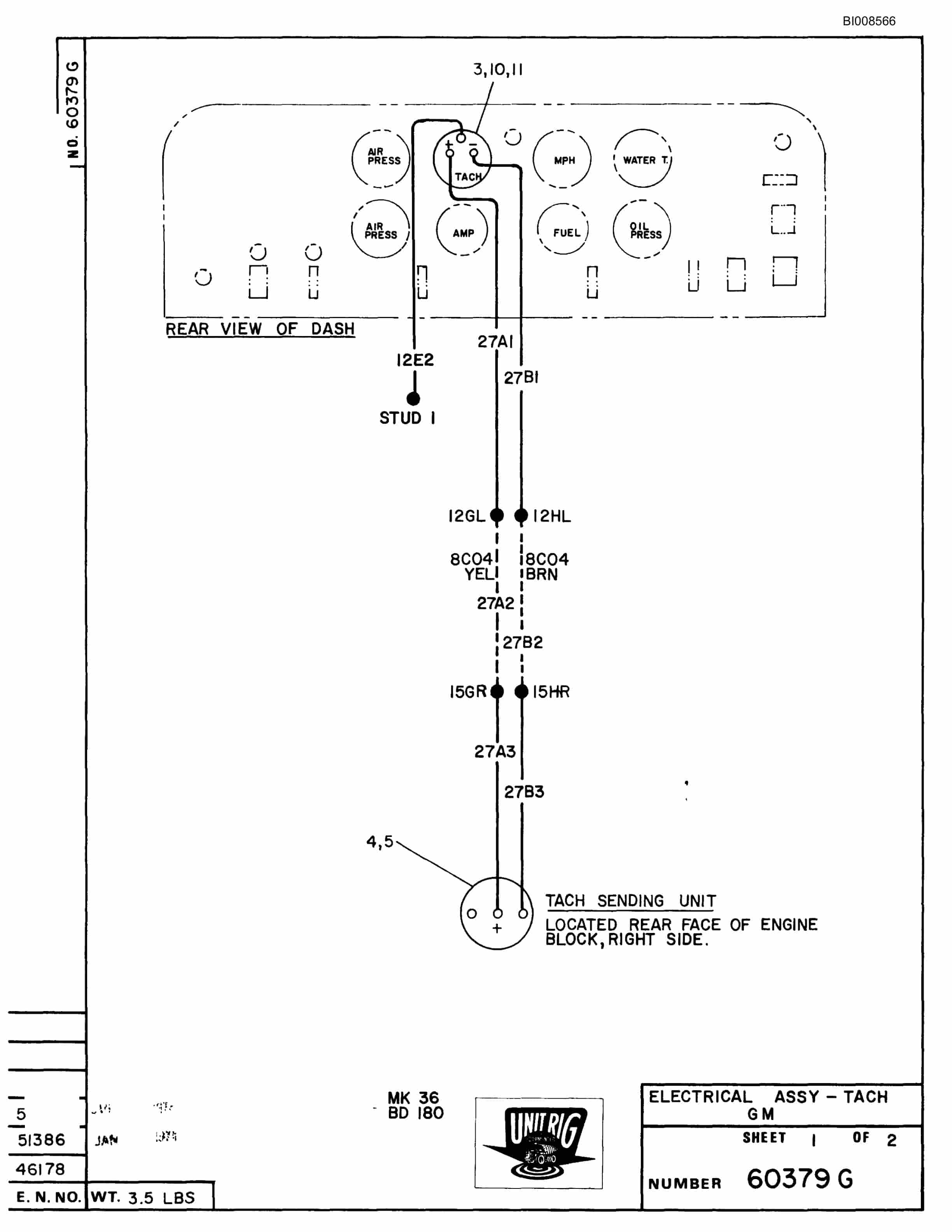 Bucyrus Mark 36 Parts Catalog BI008566-2