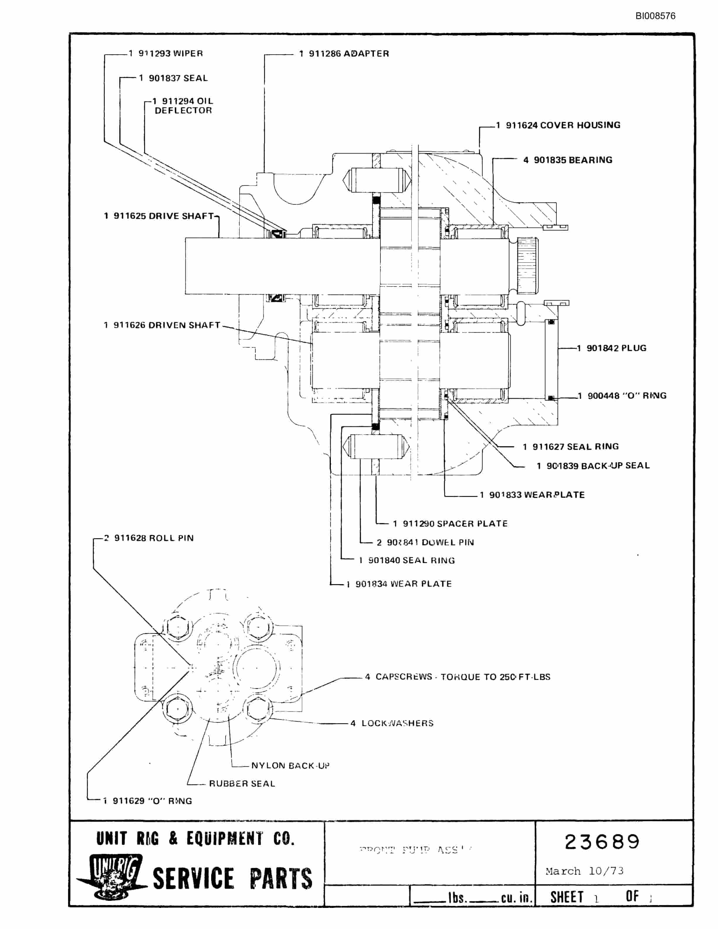 Bucyrus Mark 36 Parts Catalog BI008576-5