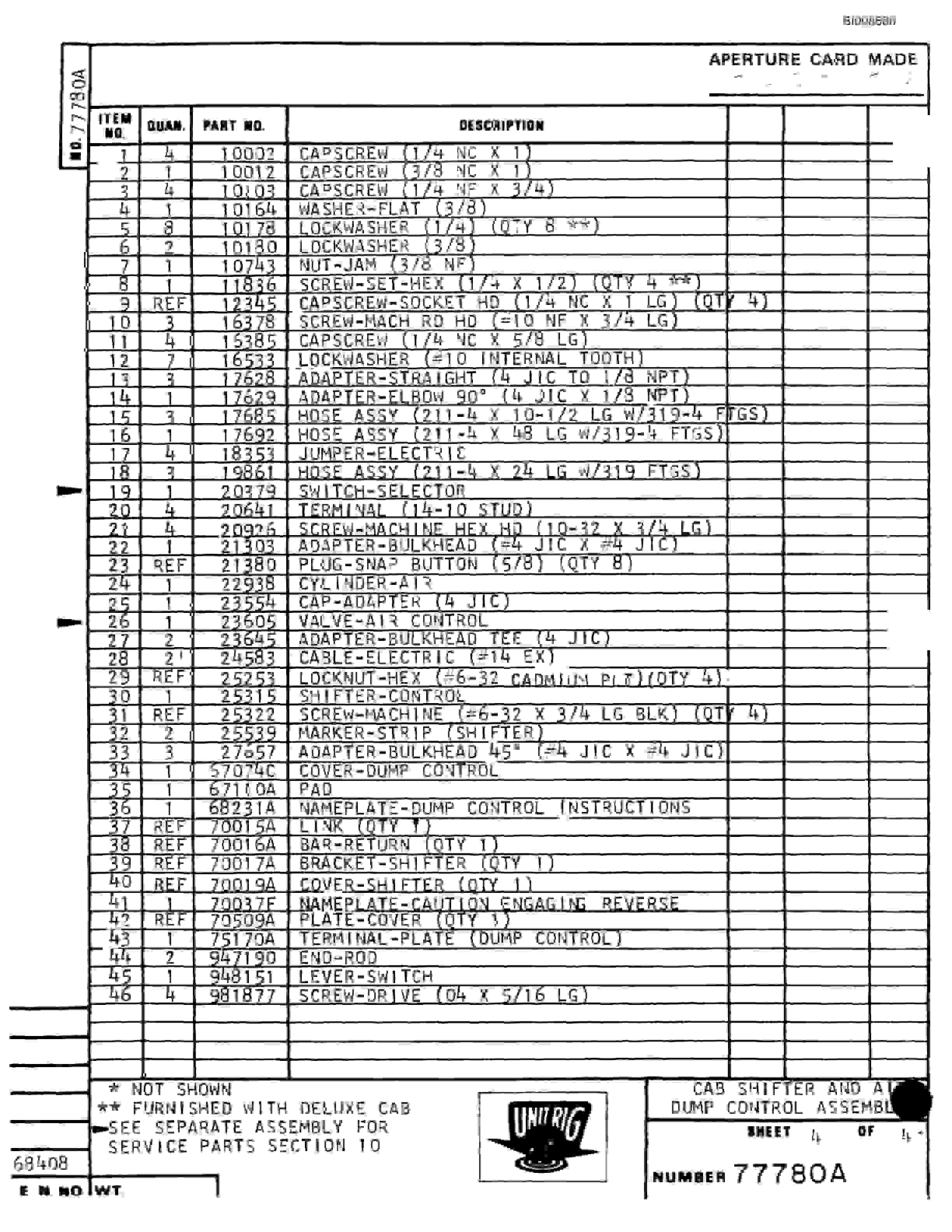 Bucyrus Mark 36 Parts Catalog BI008586-2