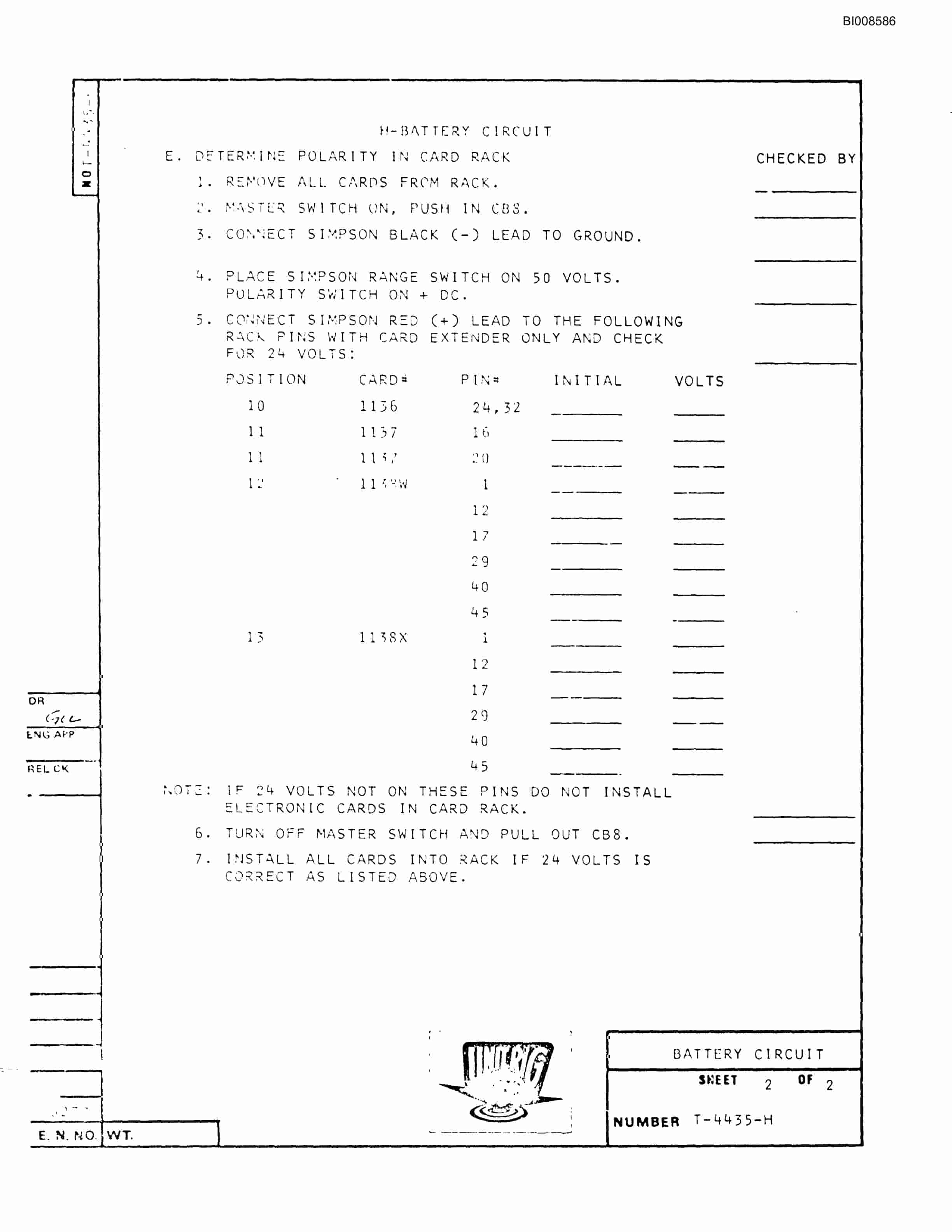 Bucyrus Mark 36 Parts Catalog BI008586-4