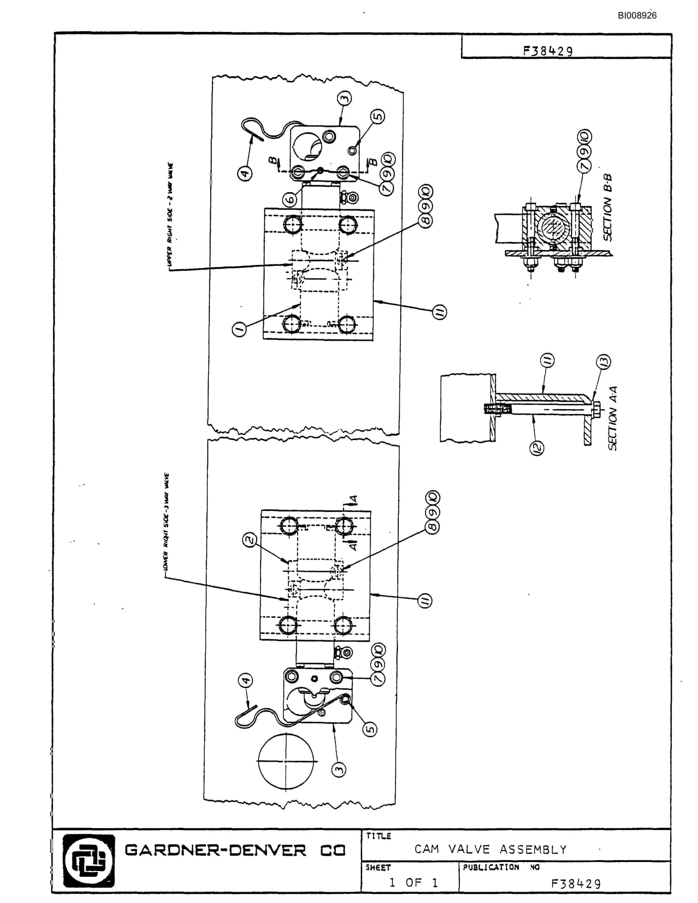 Bucyrus Mark III Hydraulic Jumbo Parts Catalog BI008926-4