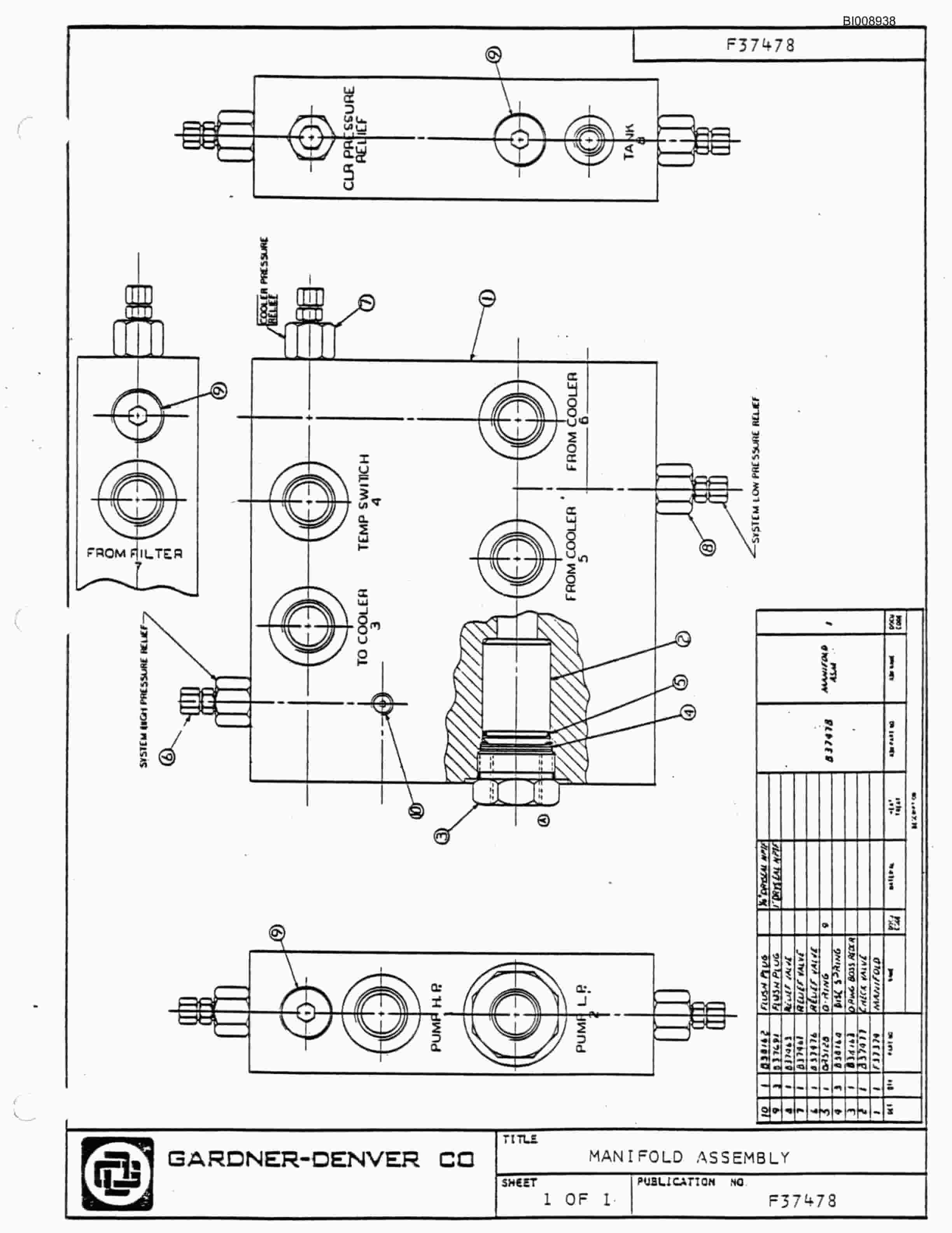 Bucyrus Mark III Hydraulic Jumbo Parts Catalog BI008938-4