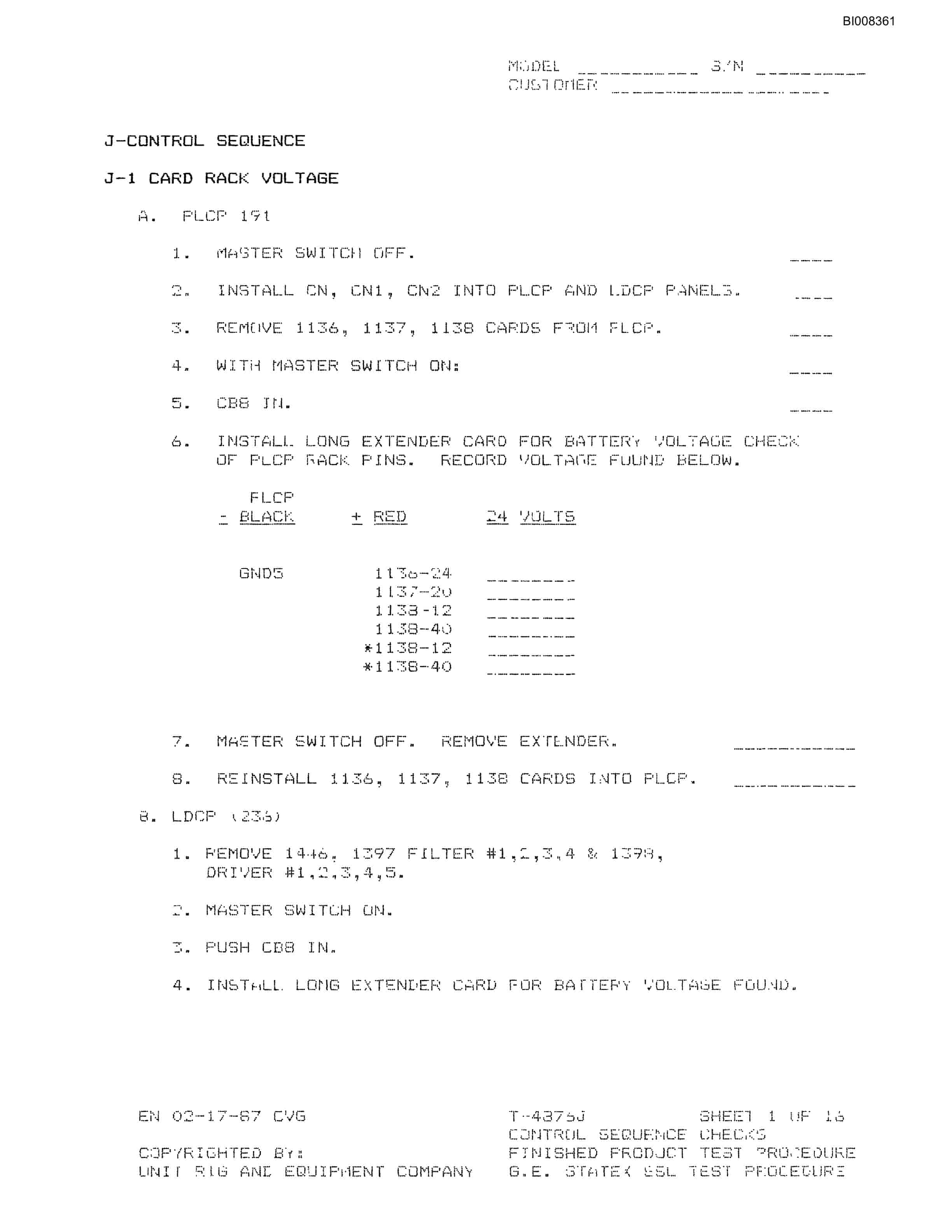 Bucyrus MG054-061 Parts Catalog BI008361-5
