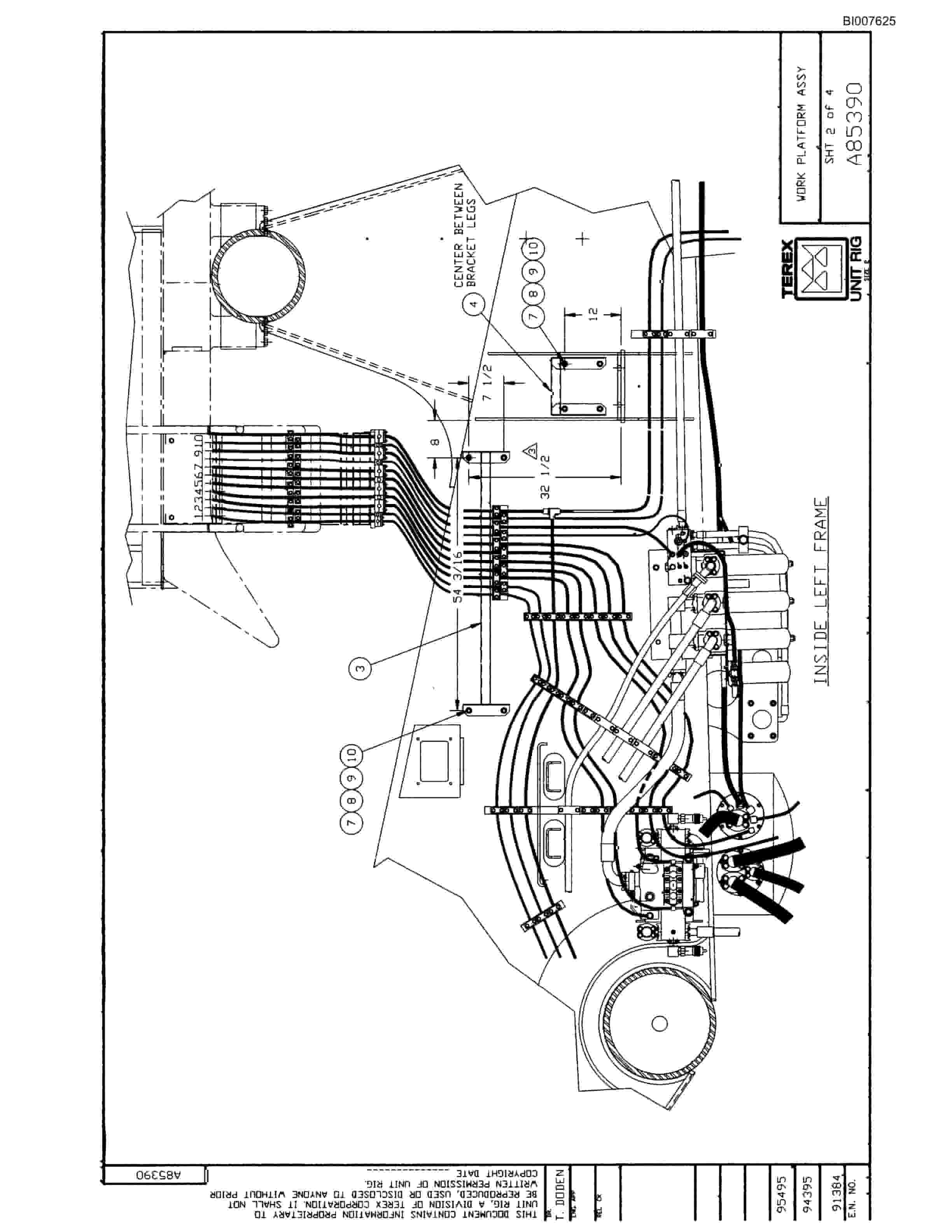Bucyrus MH-332 Parts Catalog BI007625-2