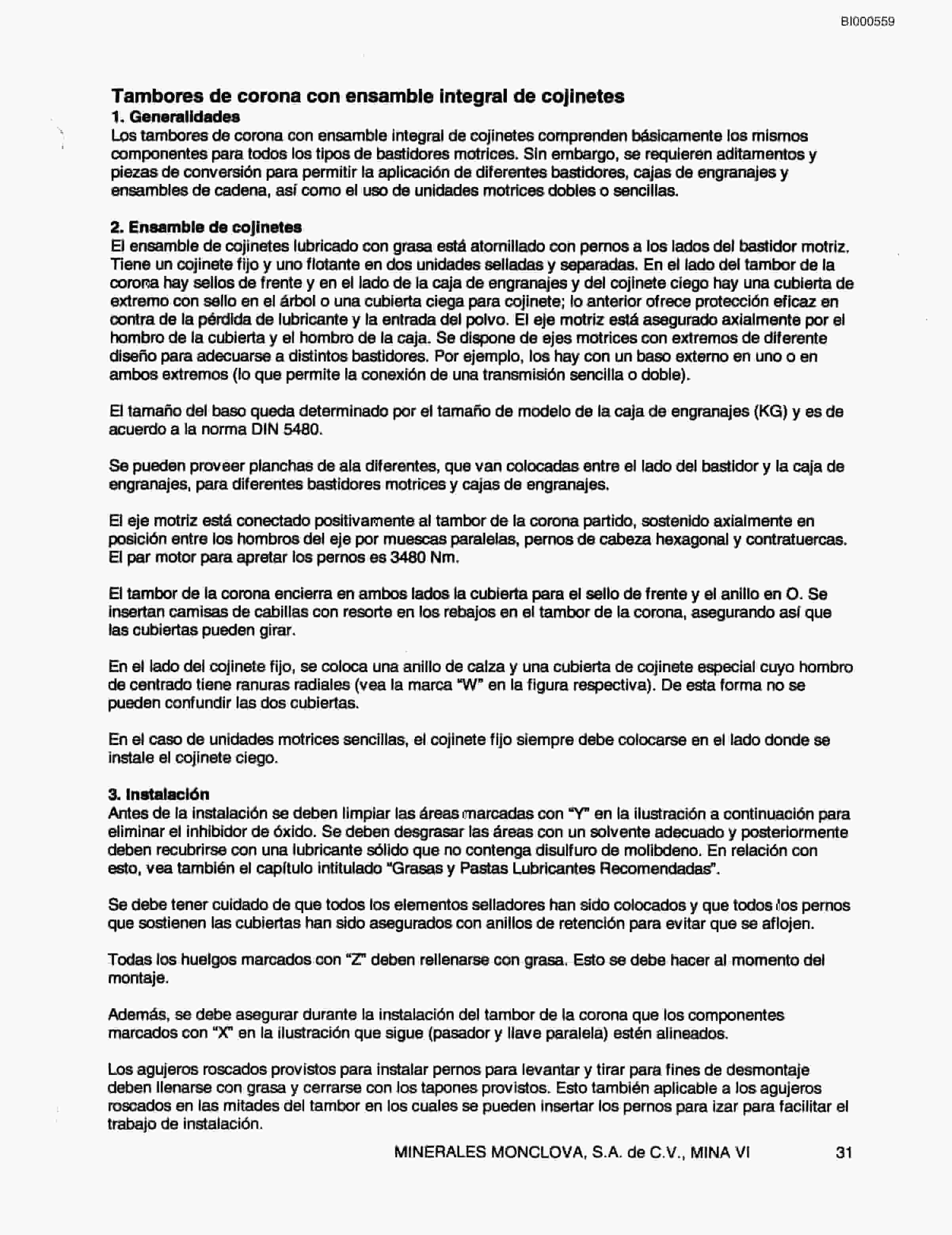 Bucyrus Mimosa Technical Manual BI000559-2
