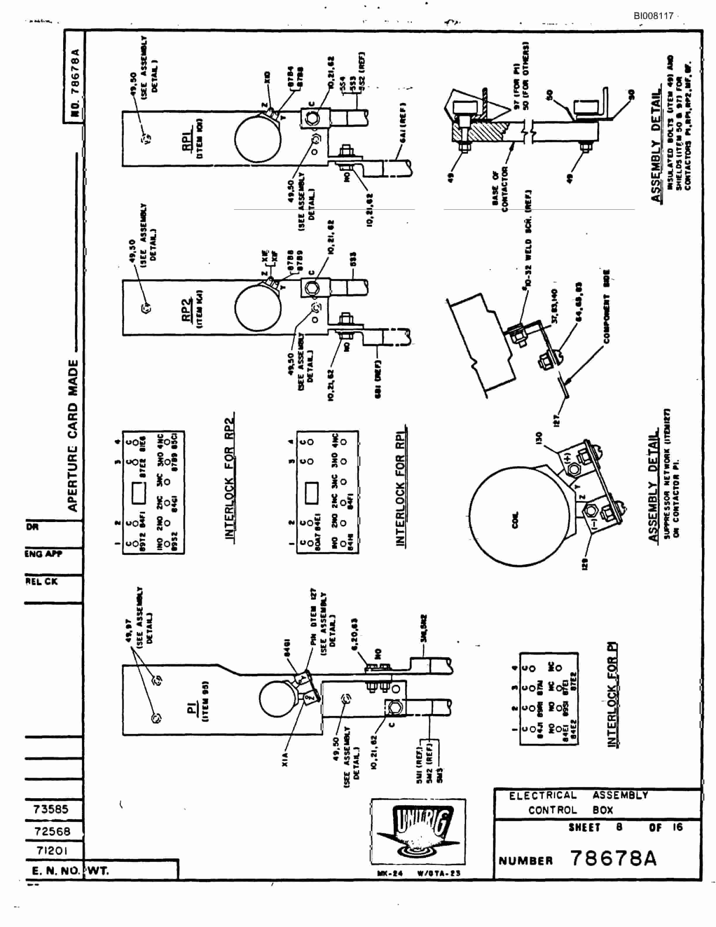Bucyrus MK-24 Assembly Parts Catalog BI008117-2