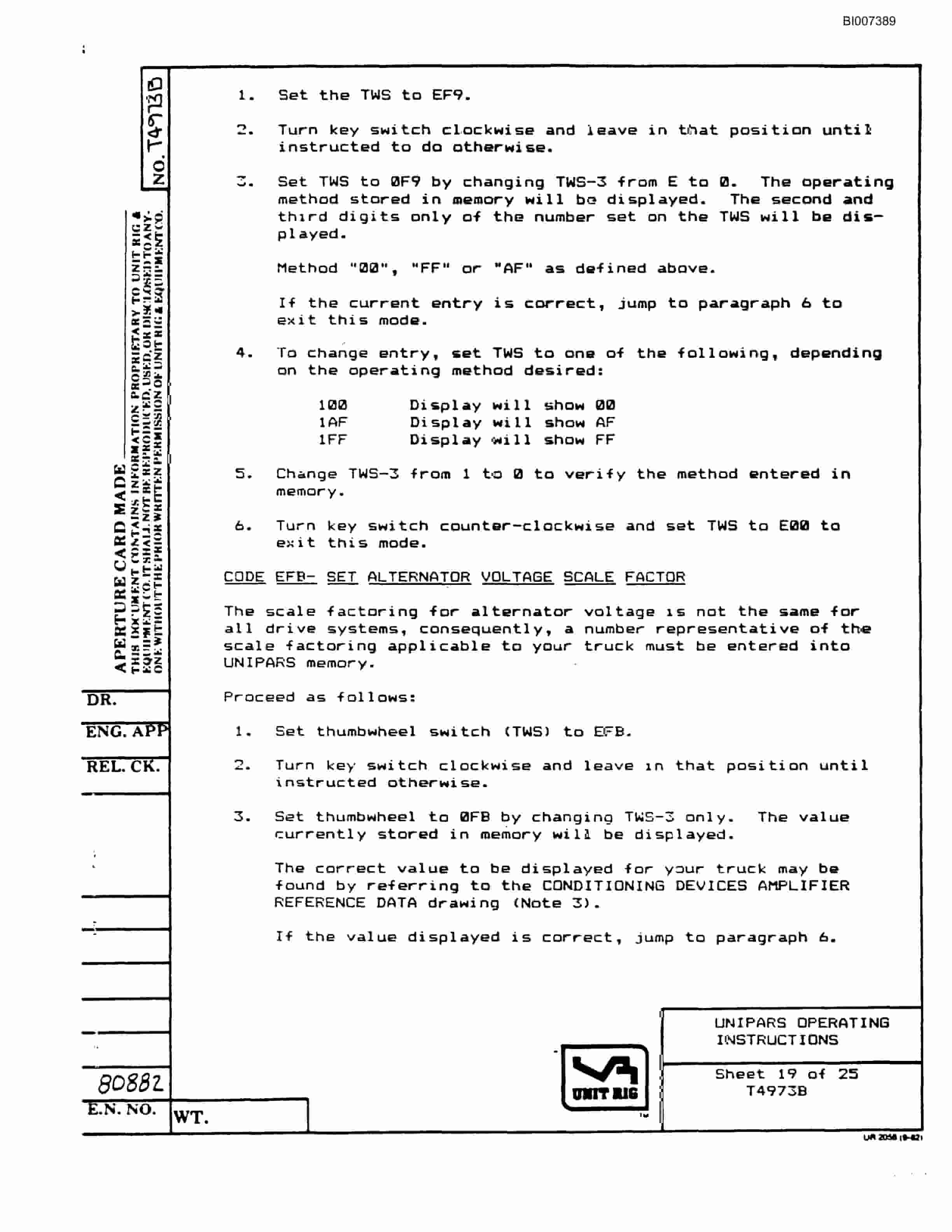 Bucyrus MK-24 Technical Manual BI007389-5