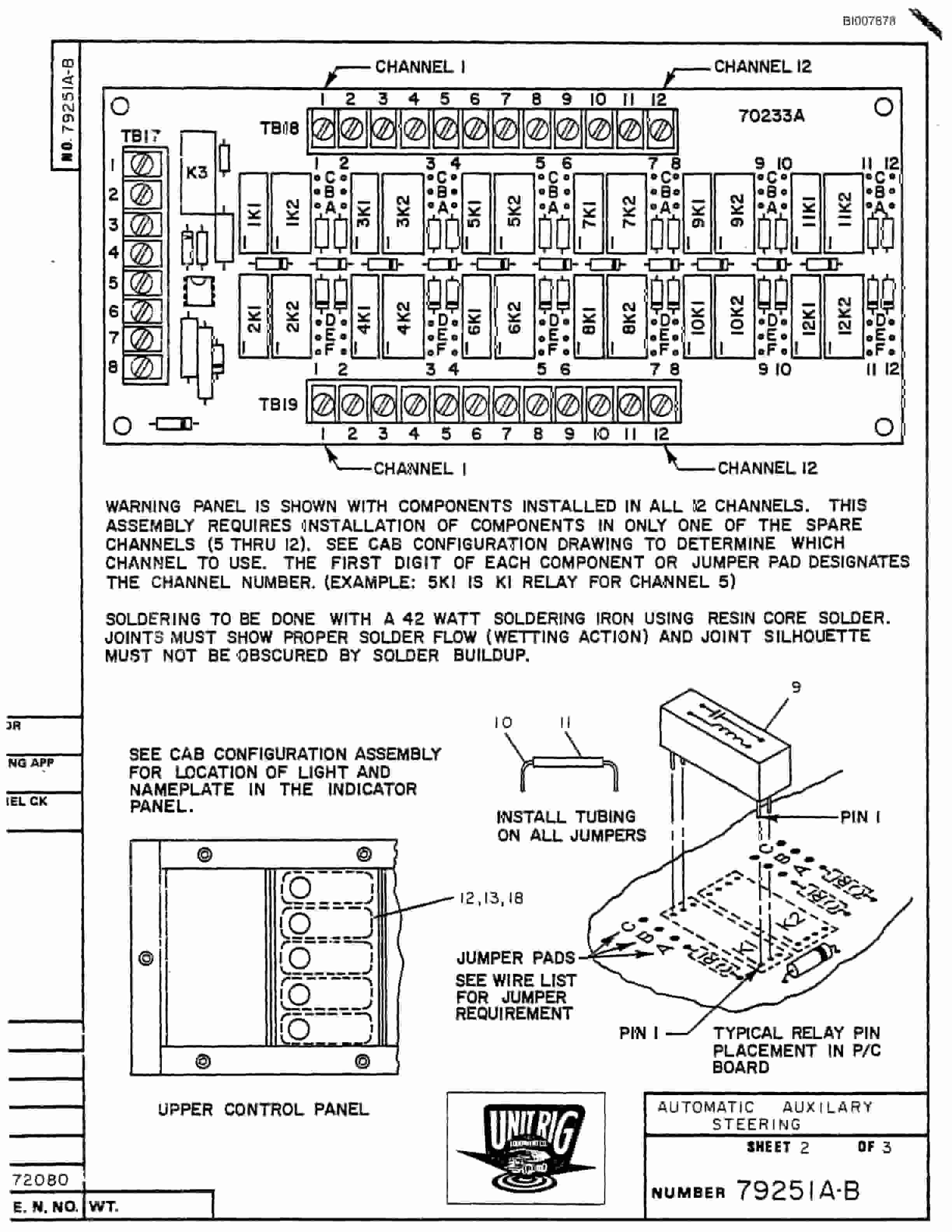 Bucyrus MK-30 Assembly Parts Catalog BI007878-2