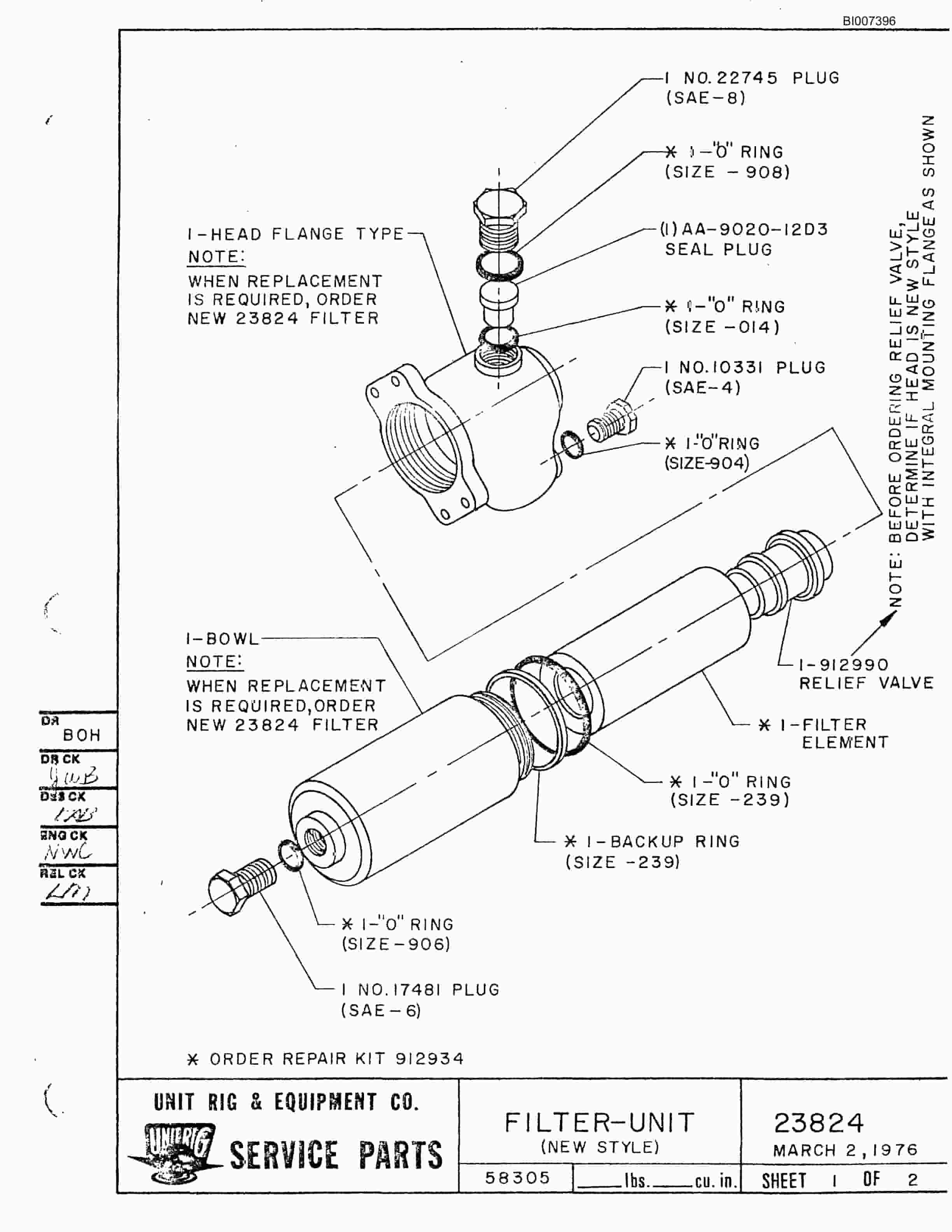 Bucyrus MK-36 Assembly Parts Catalog BI007396-4