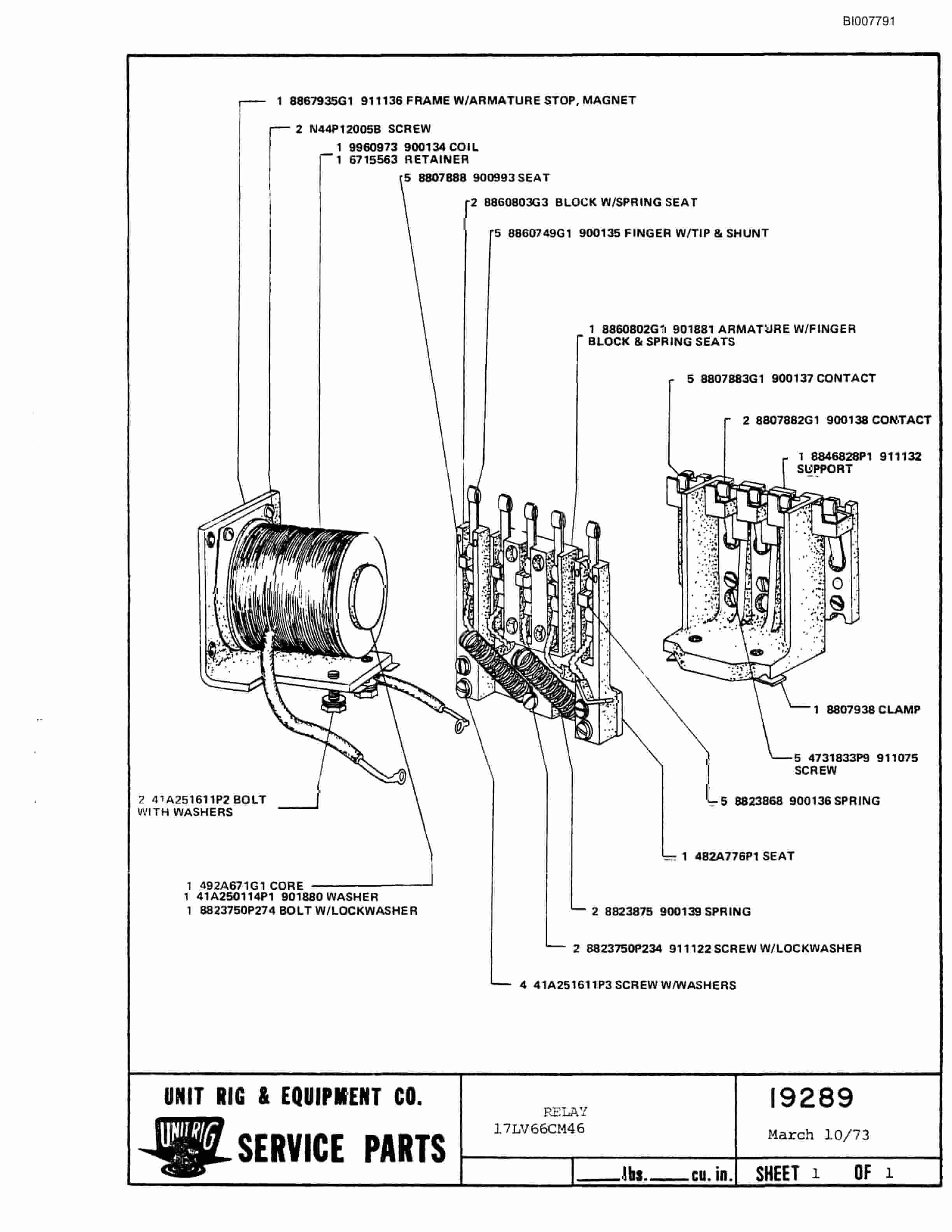 Bucyrus MK-36 Assembly Parts Catalog BI007791-4
