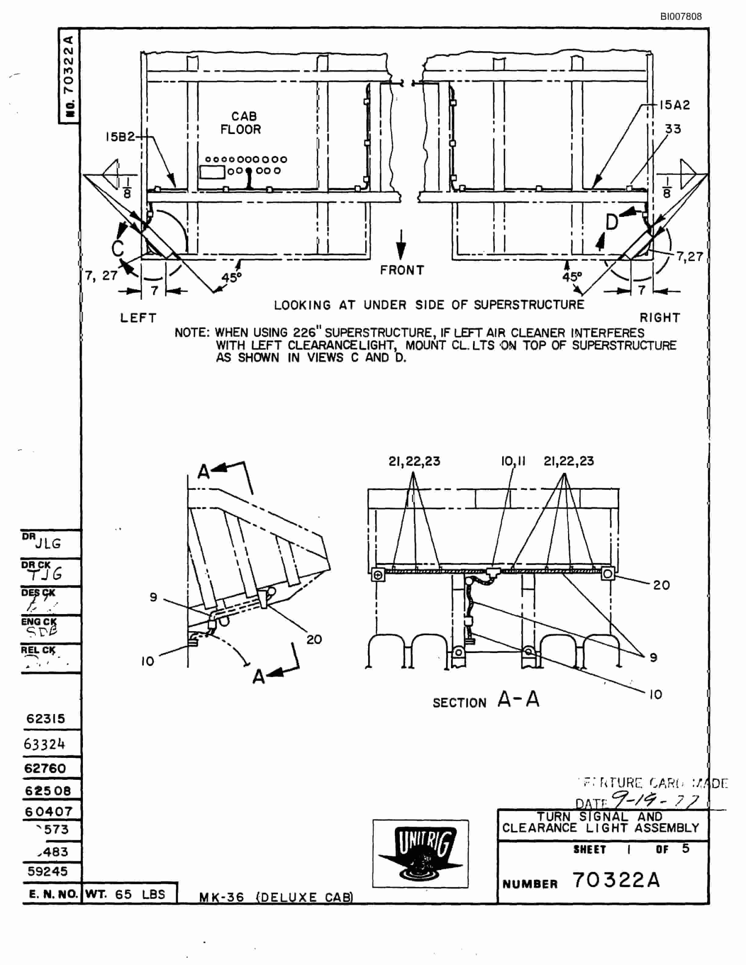 Bucyrus MK-36 Assembly Parts Catalog BI007808-2