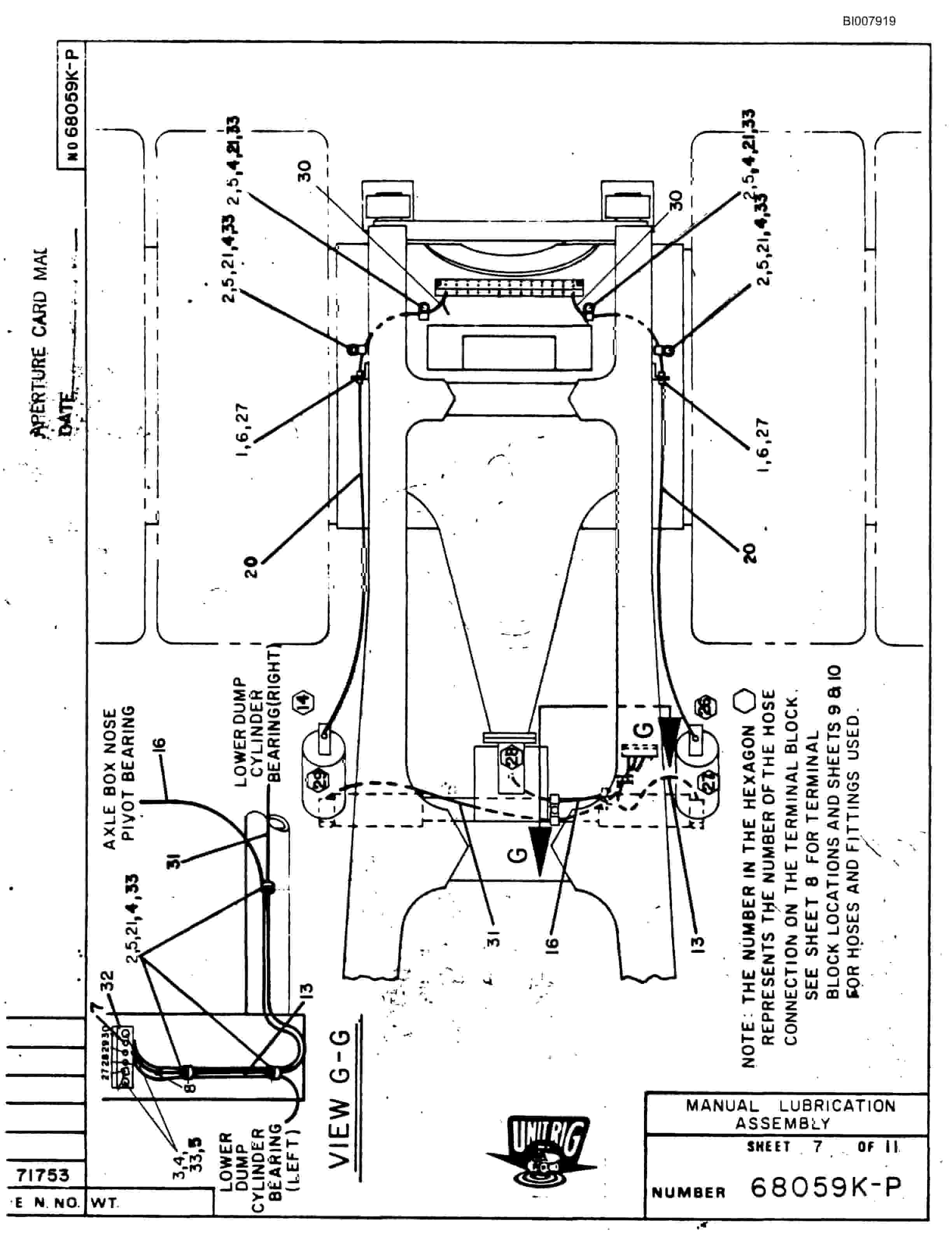 Bucyrus MK-36 Assembly Parts Catalog BI007919-3