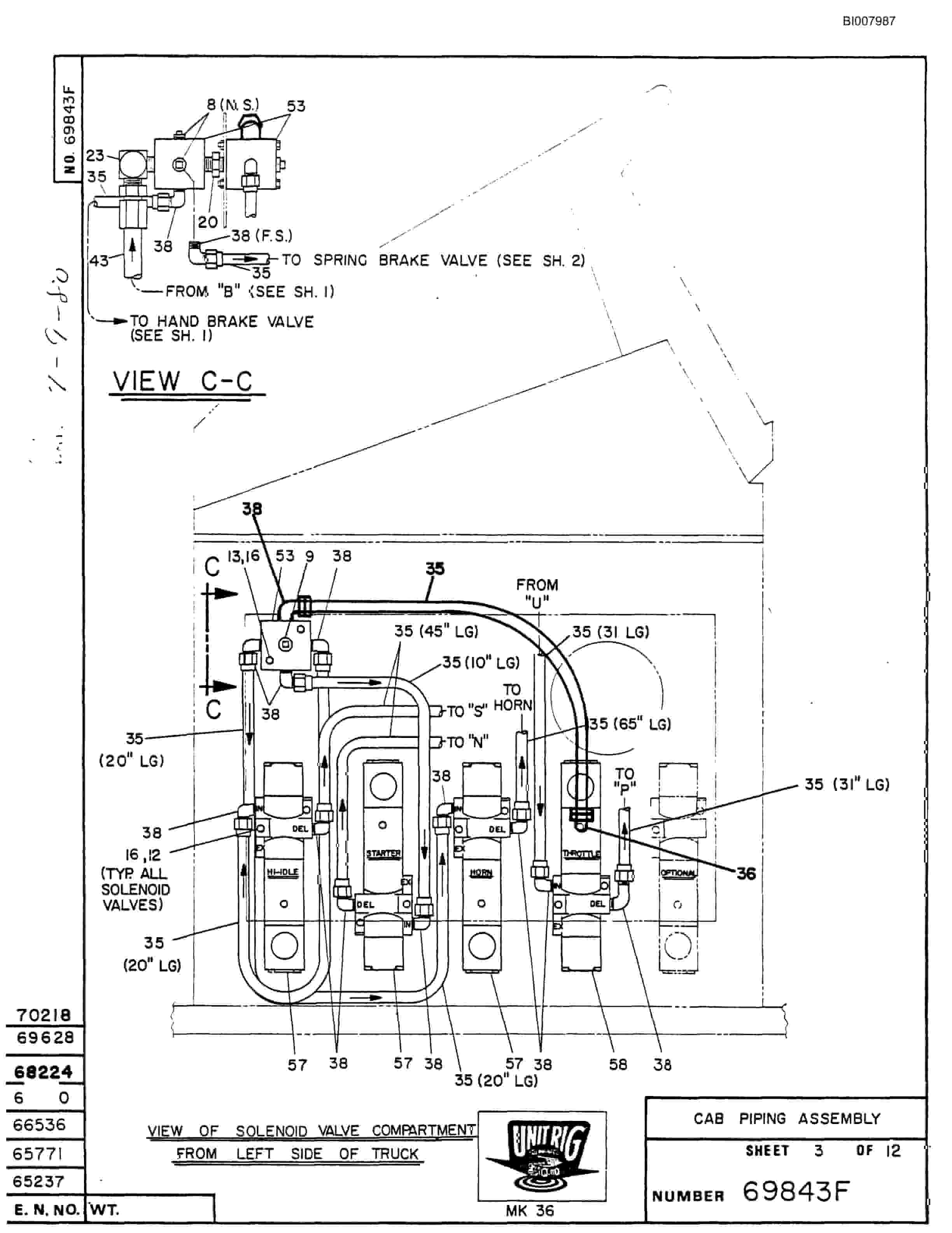 Bucyrus MK-36 Assembly Parts Catalog BI007987-2