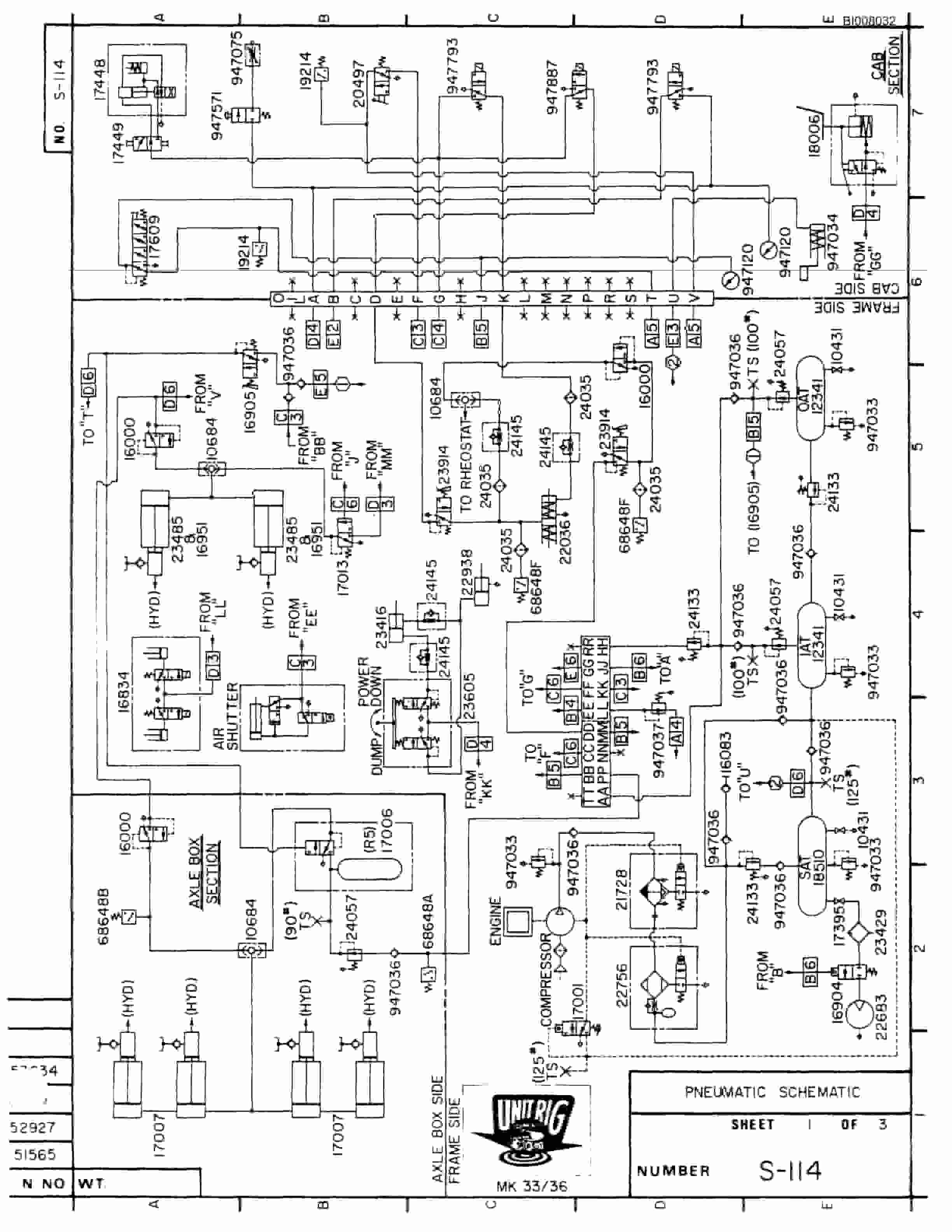 Bucyrus MK-36 Assembly Parts Catalog BI008032-5