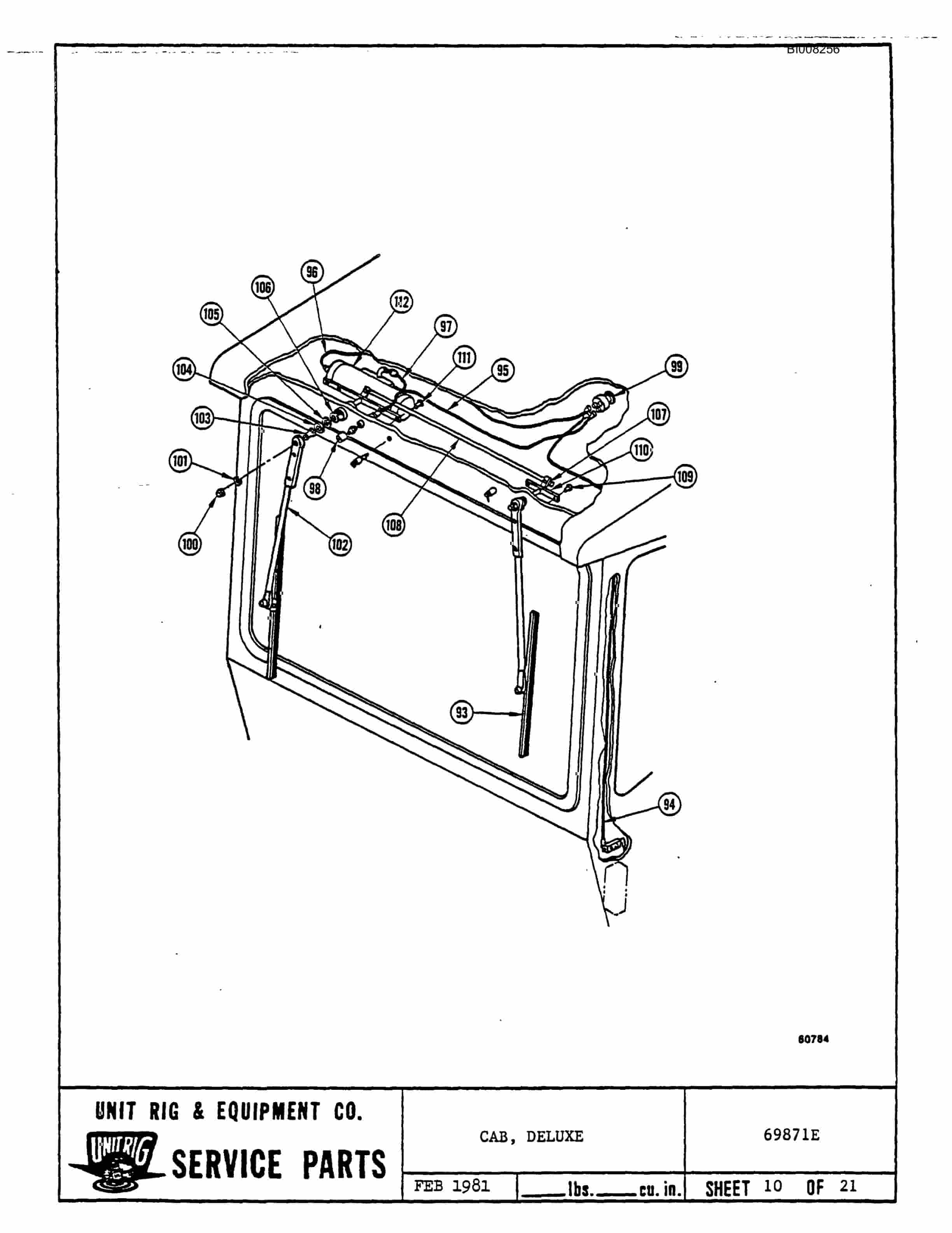 Bucyrus MK-36 Assembly Parts Catalog BI008256-4