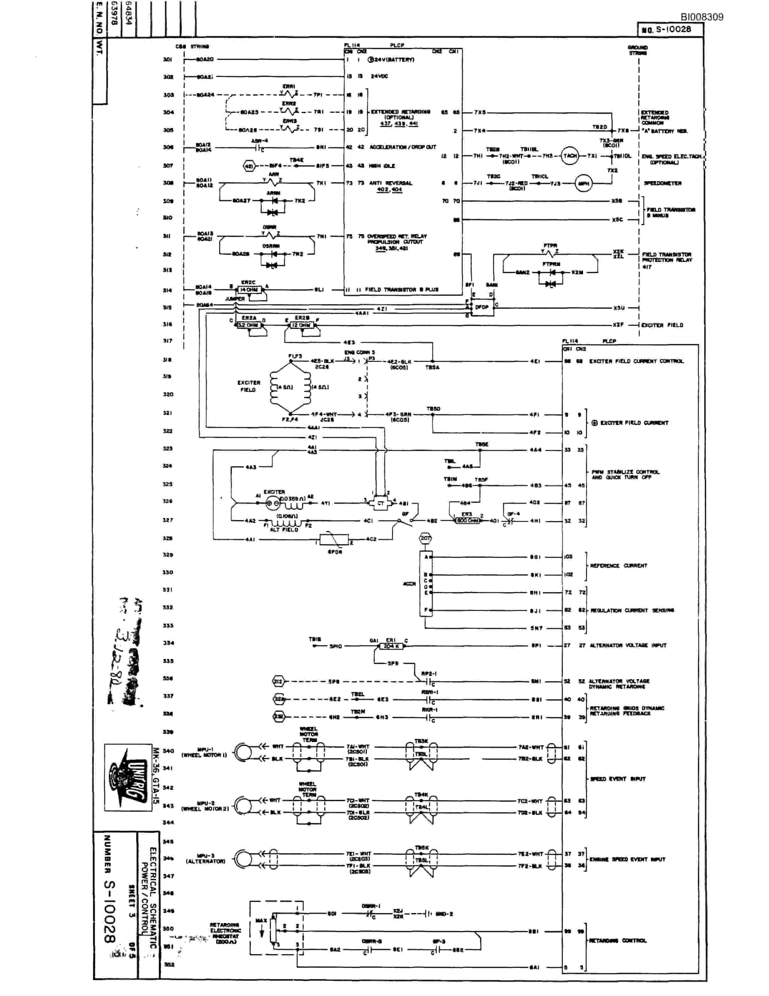 Bucyrus MK-36 Assembly Parts Catalog BI008309-5