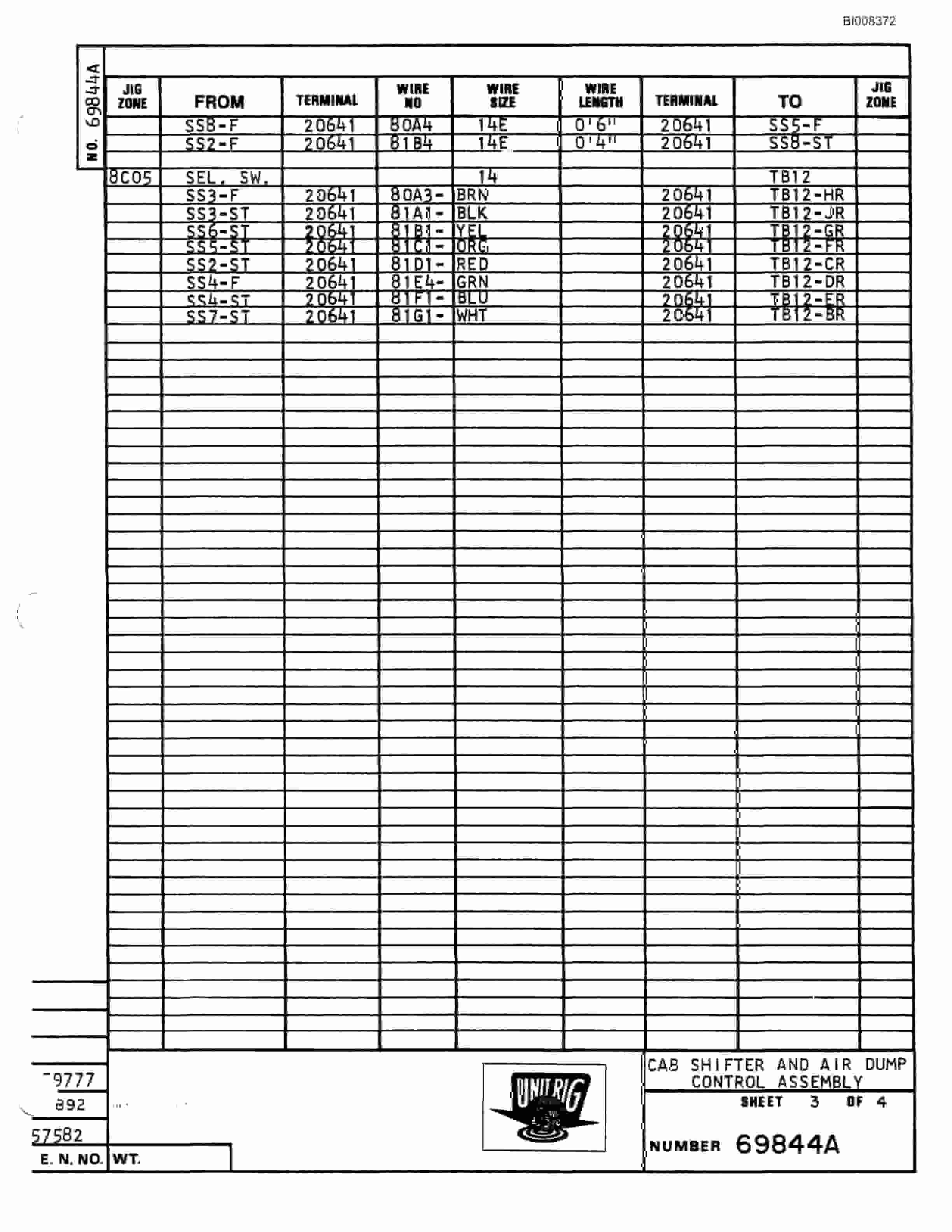 Bucyrus MK-36 Assembly Parts Catalog BI008372-2