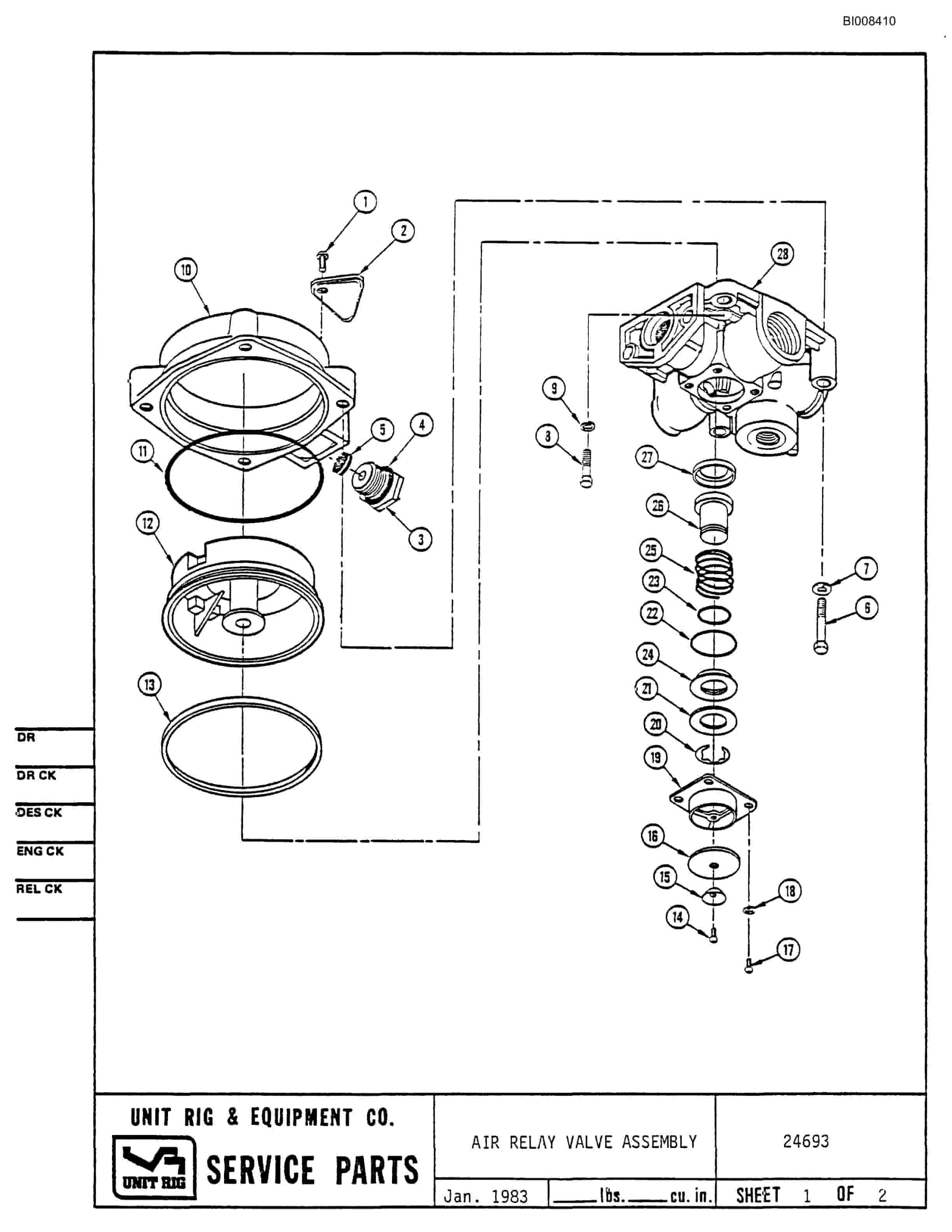 Bucyrus MK-36 Assembly Parts Catalog BI008410-3