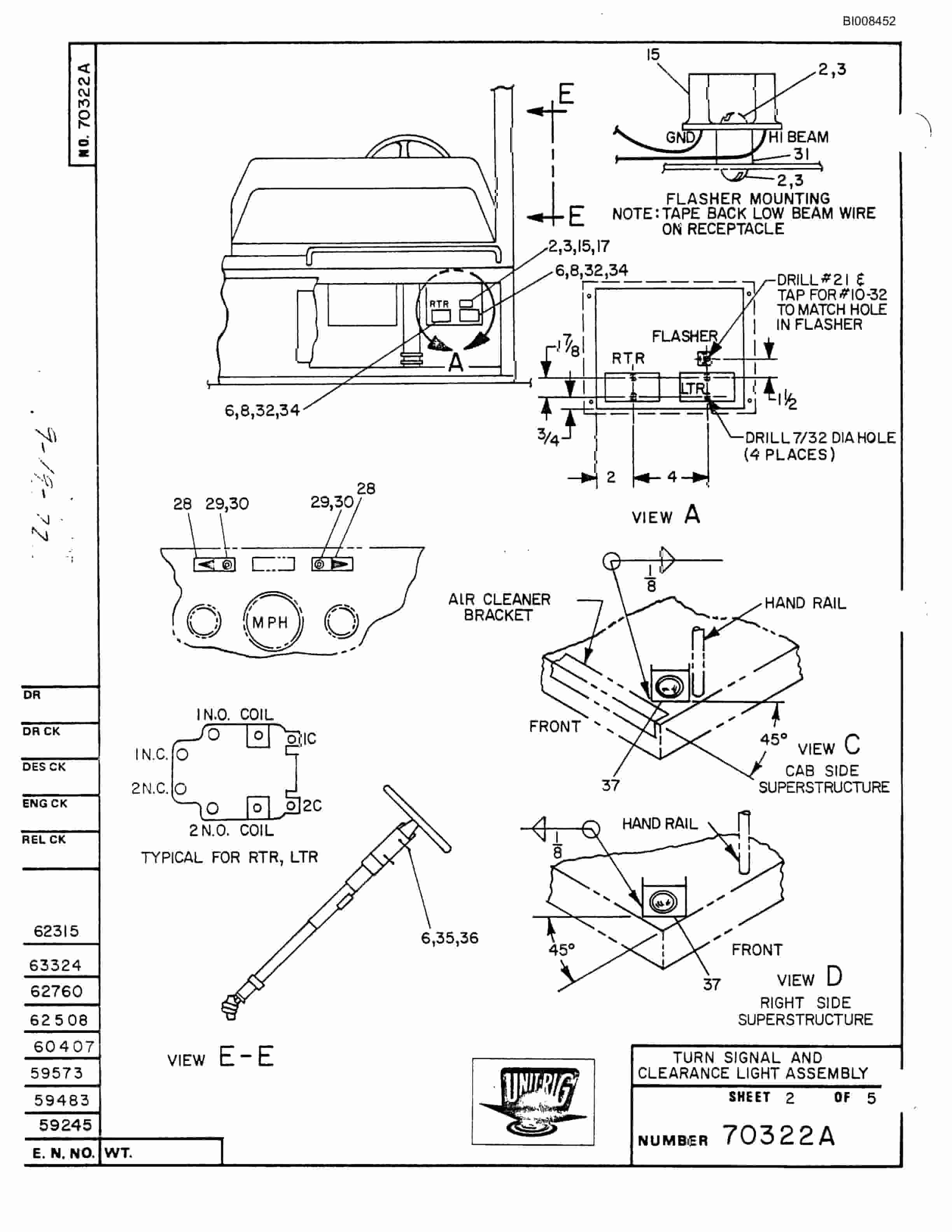 Bucyrus MK-36 Assembly Parts Catalog BI008452-2