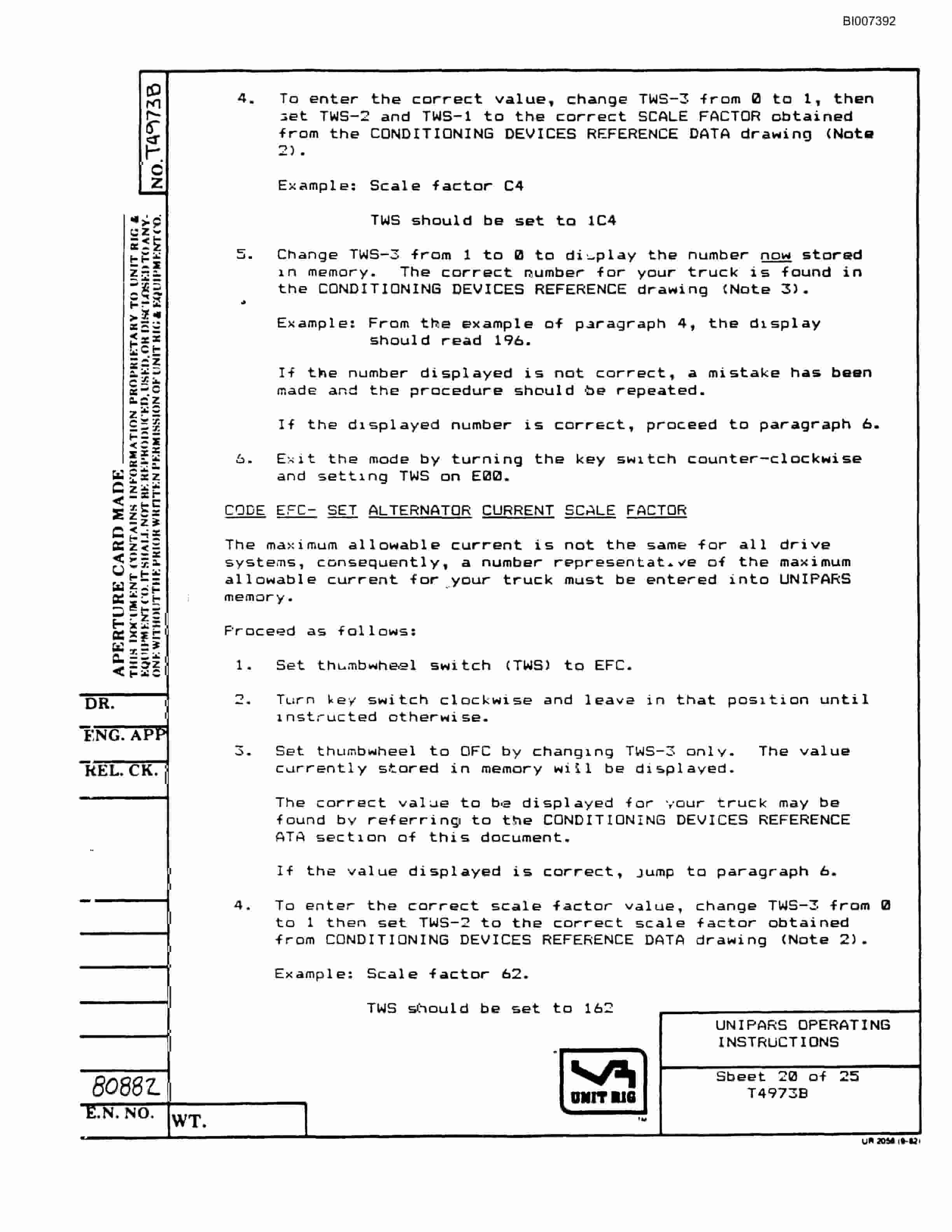 Bucyrus MK-36 Parts Catalog BI007392-5