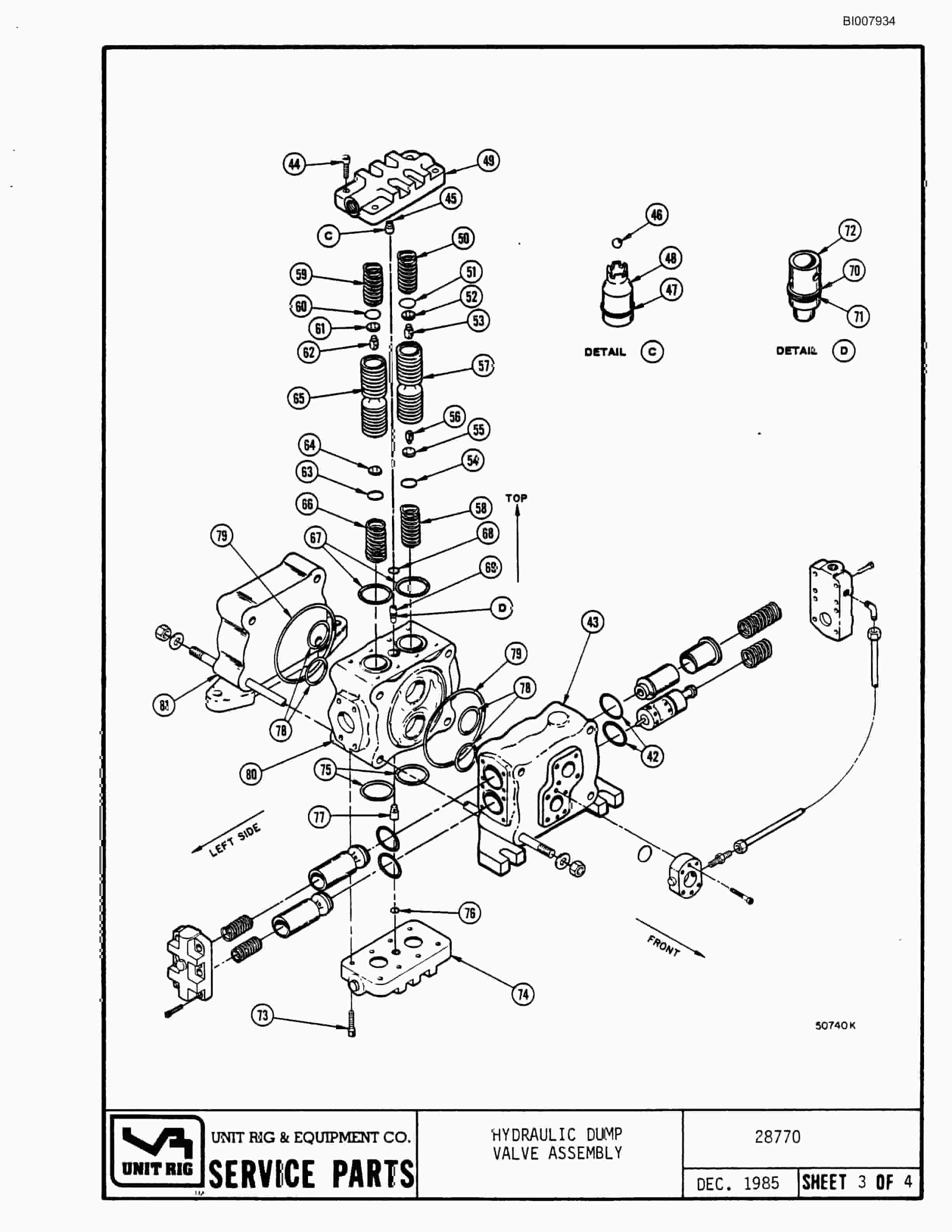 Bucyrus MK-36 Parts Catalog BI007934-5