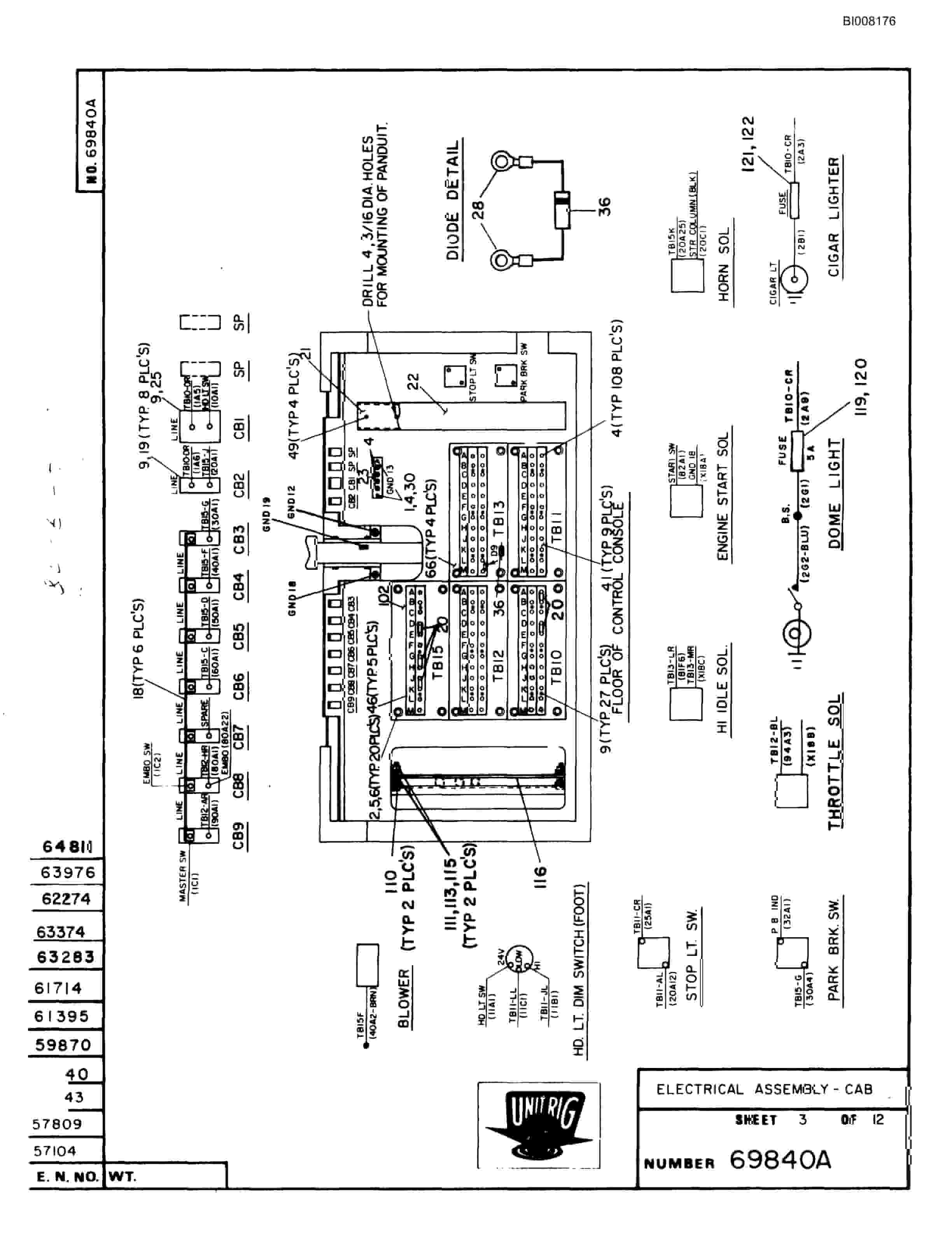 Bucyrus MK-36 Parts Catalog BI008176-2