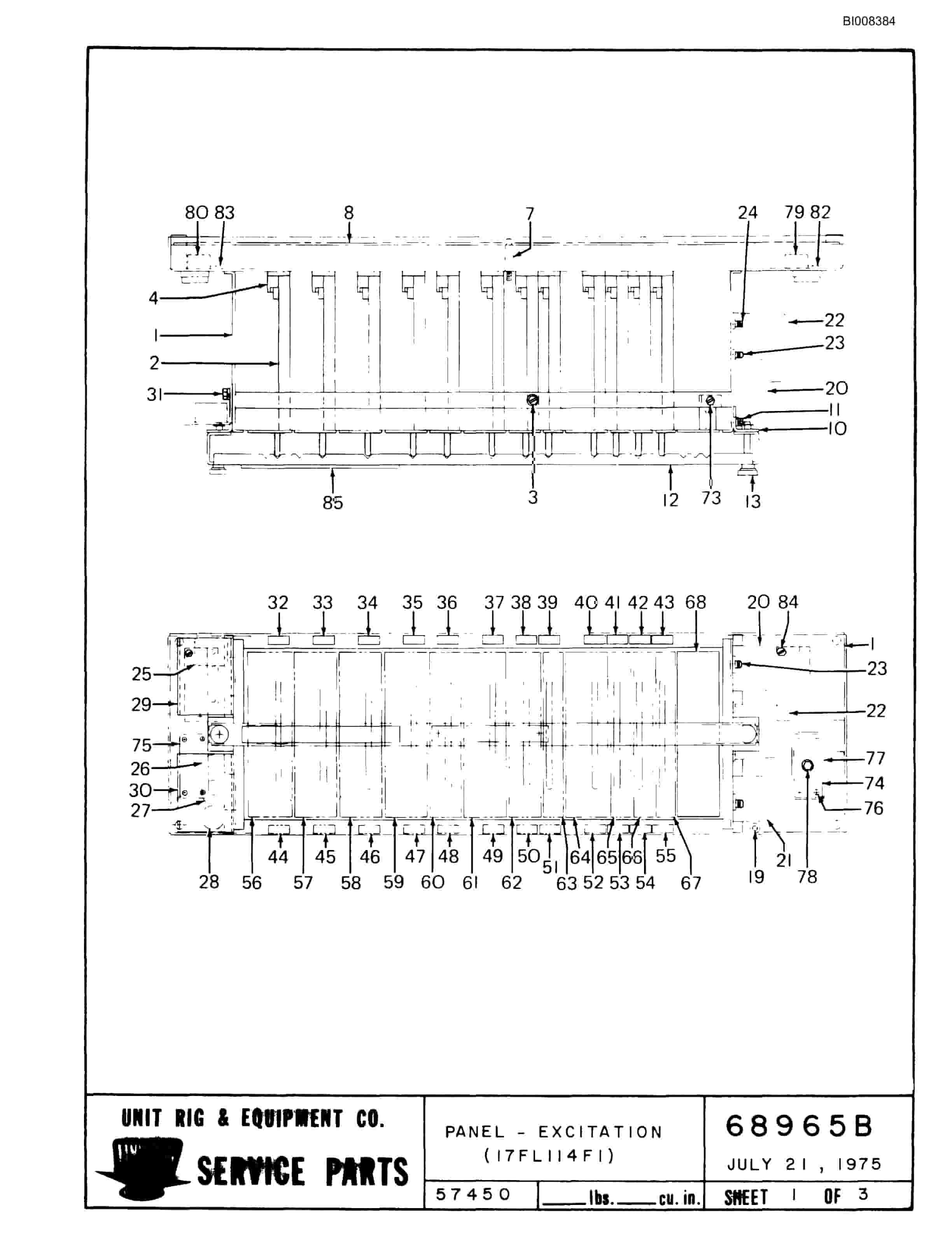 Bucyrus MK-36 Parts Catalog BI008384-4